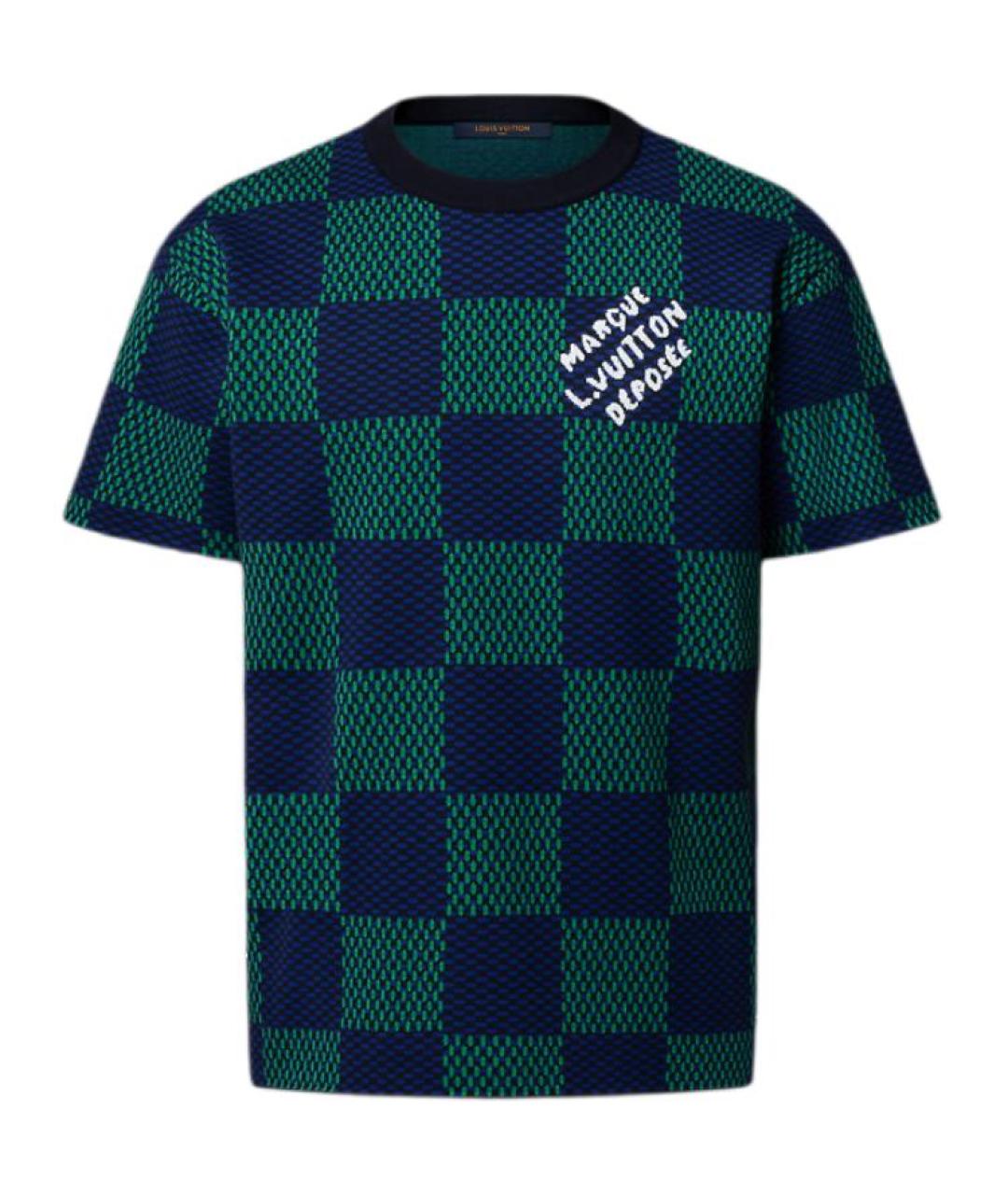 LOUIS VUITTON Мульти хлопковая футболка, фото 1