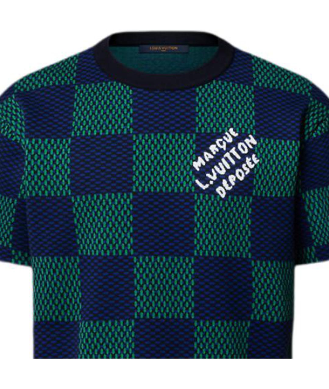 LOUIS VUITTON Мульти хлопковая футболка, фото 3