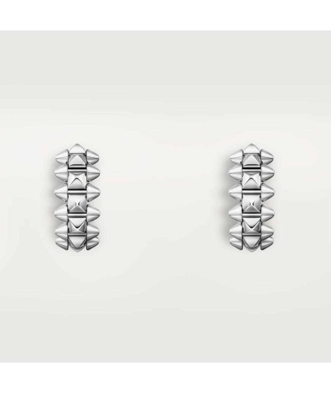 CARTIER Серебряные серьги из белого золота, фото 4