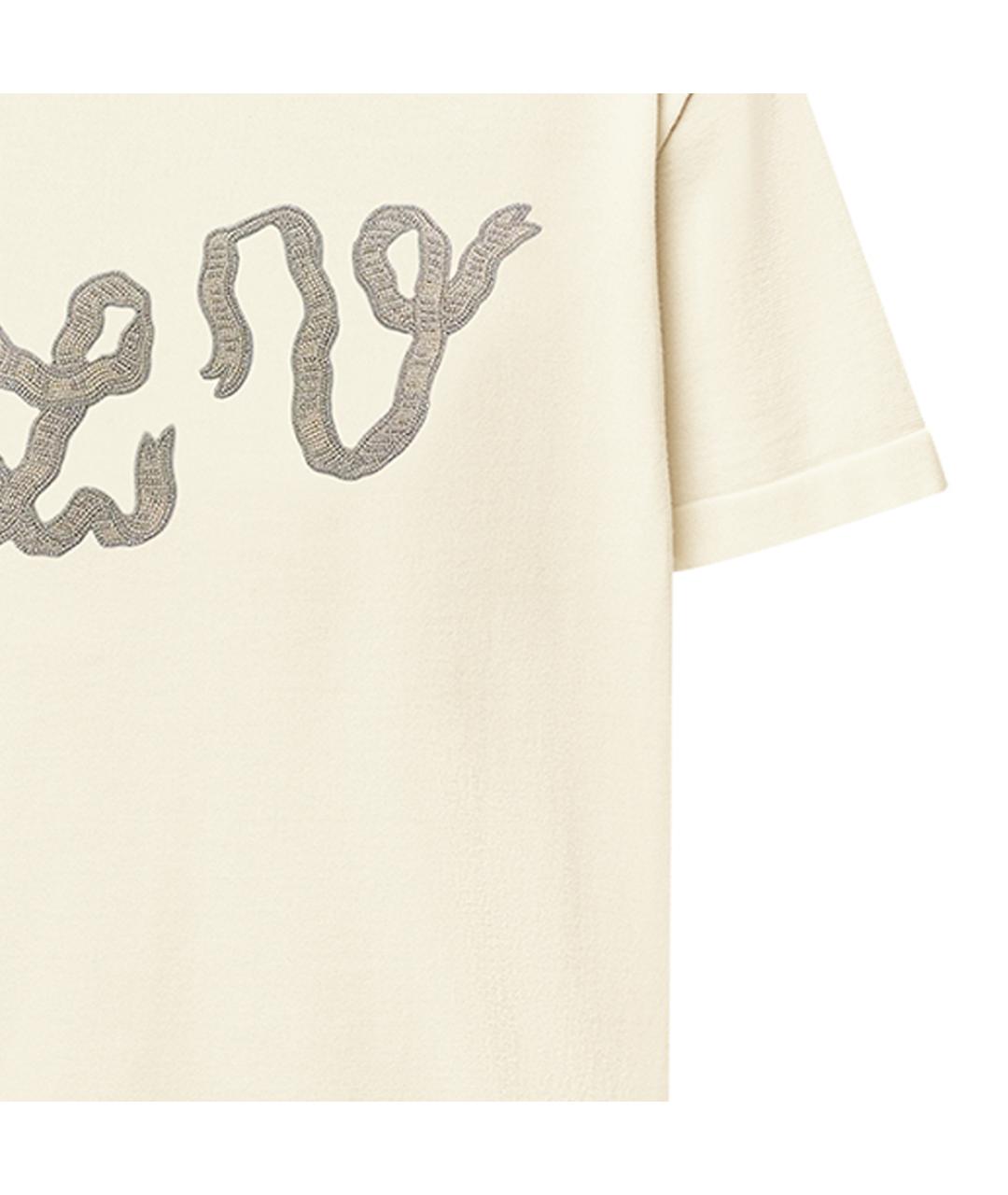 LOUIS VUITTON Бежевый хлопковый джемпер / свитер, фото 3