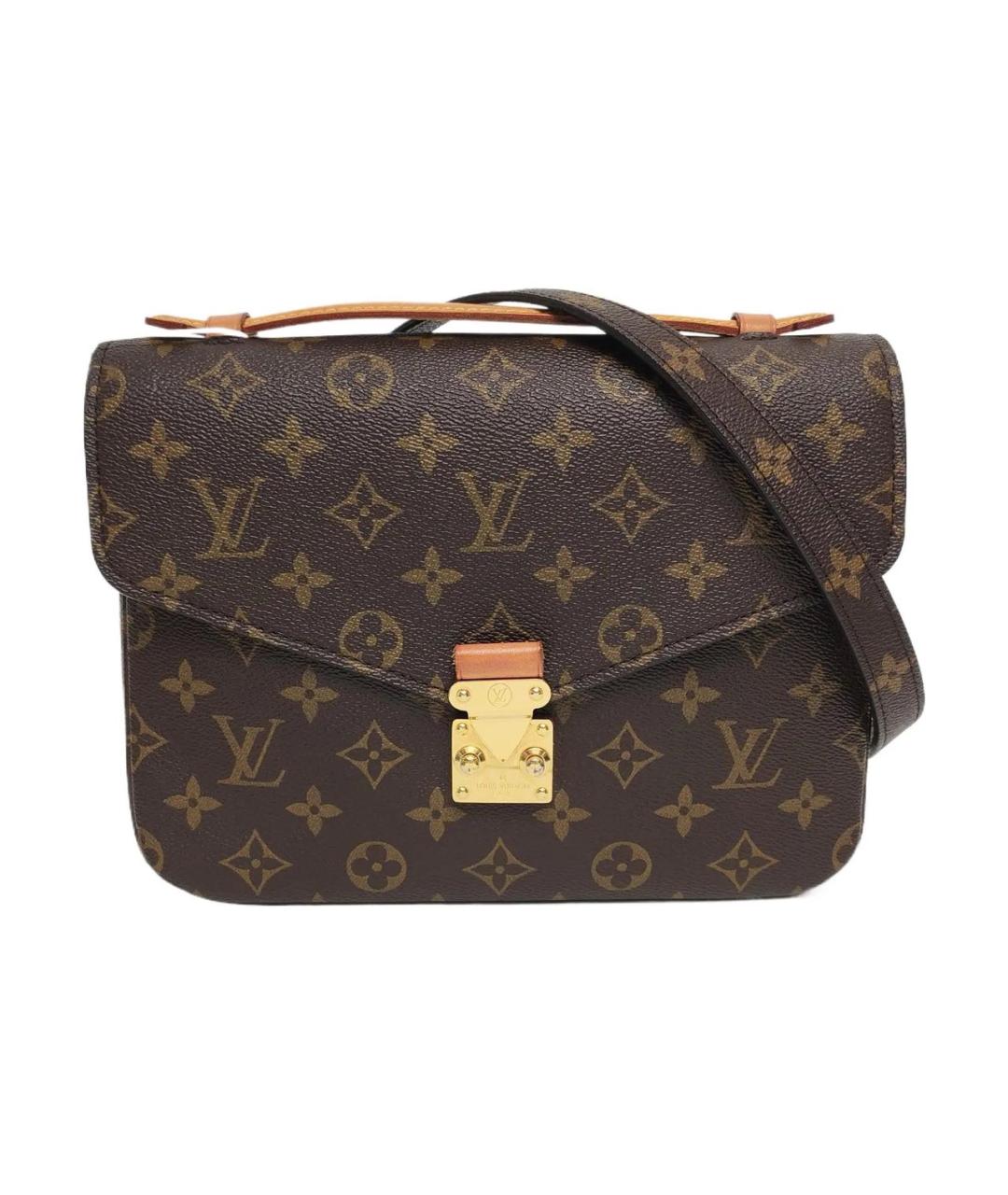 LOUIS VUITTON Коричневая сумка через плечо, фото 9