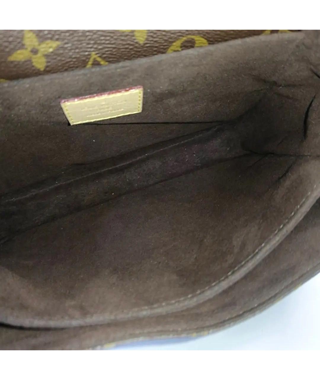 LOUIS VUITTON Коричневая сумка через плечо, фото 6