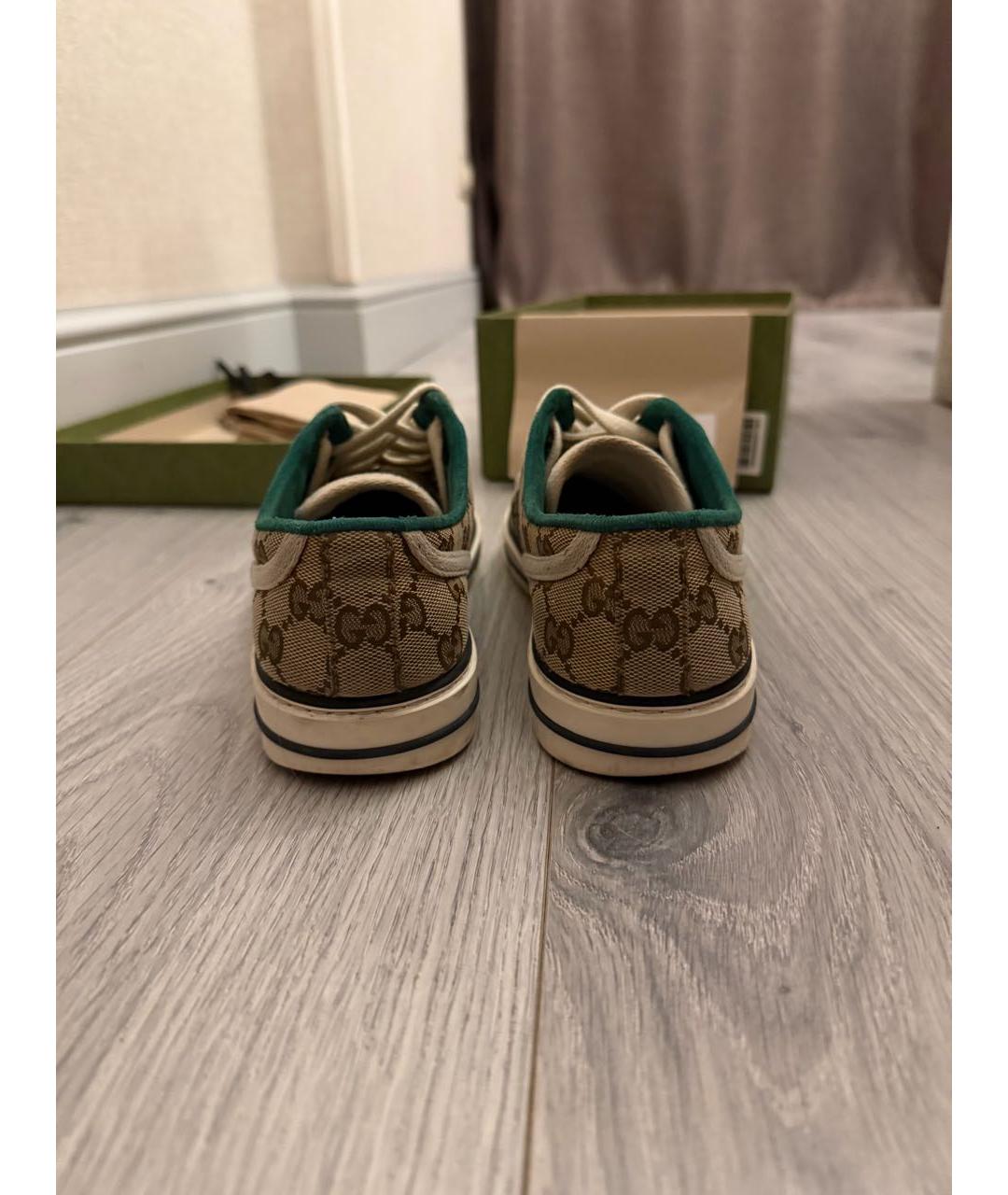 GUCCI Мульти текстильные кеды, фото 4