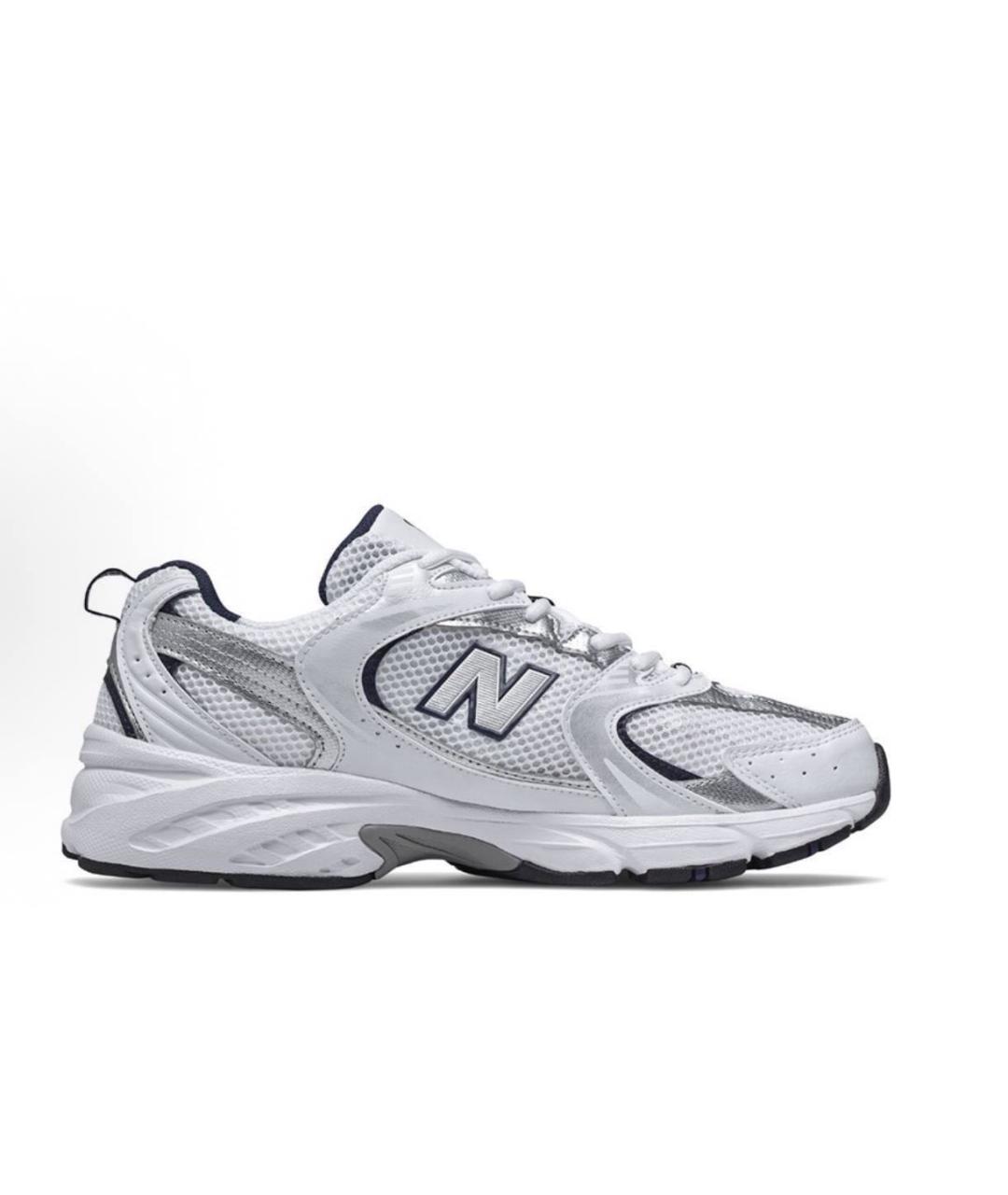 NEW BALANCE Серебряные текстильные низкие кроссовки / кеды, фото 6