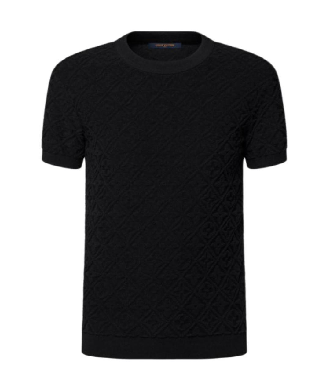 LOUIS VUITTON Черный хлопковый джемпер / свитер, фото 1