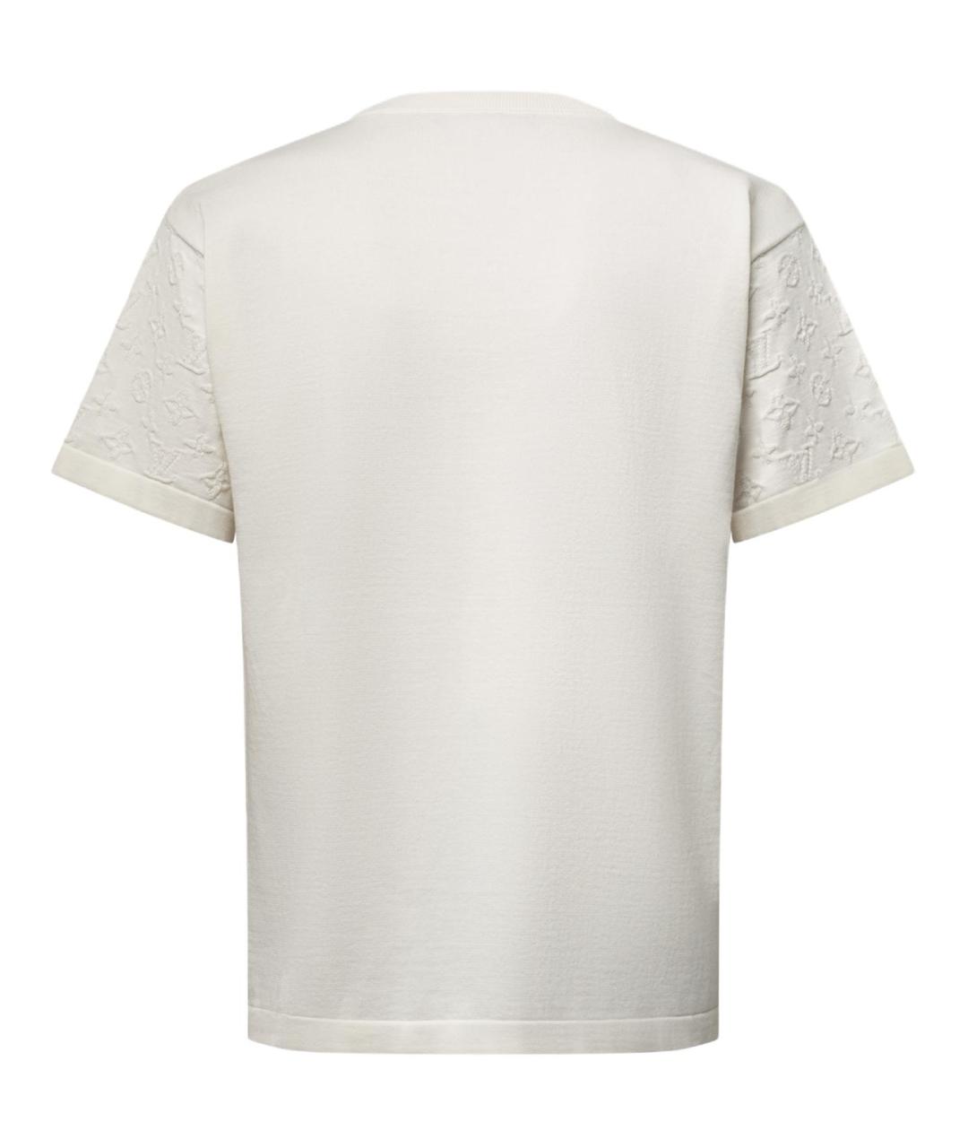 LOUIS VUITTON Белая хлопковая футболка, фото 2