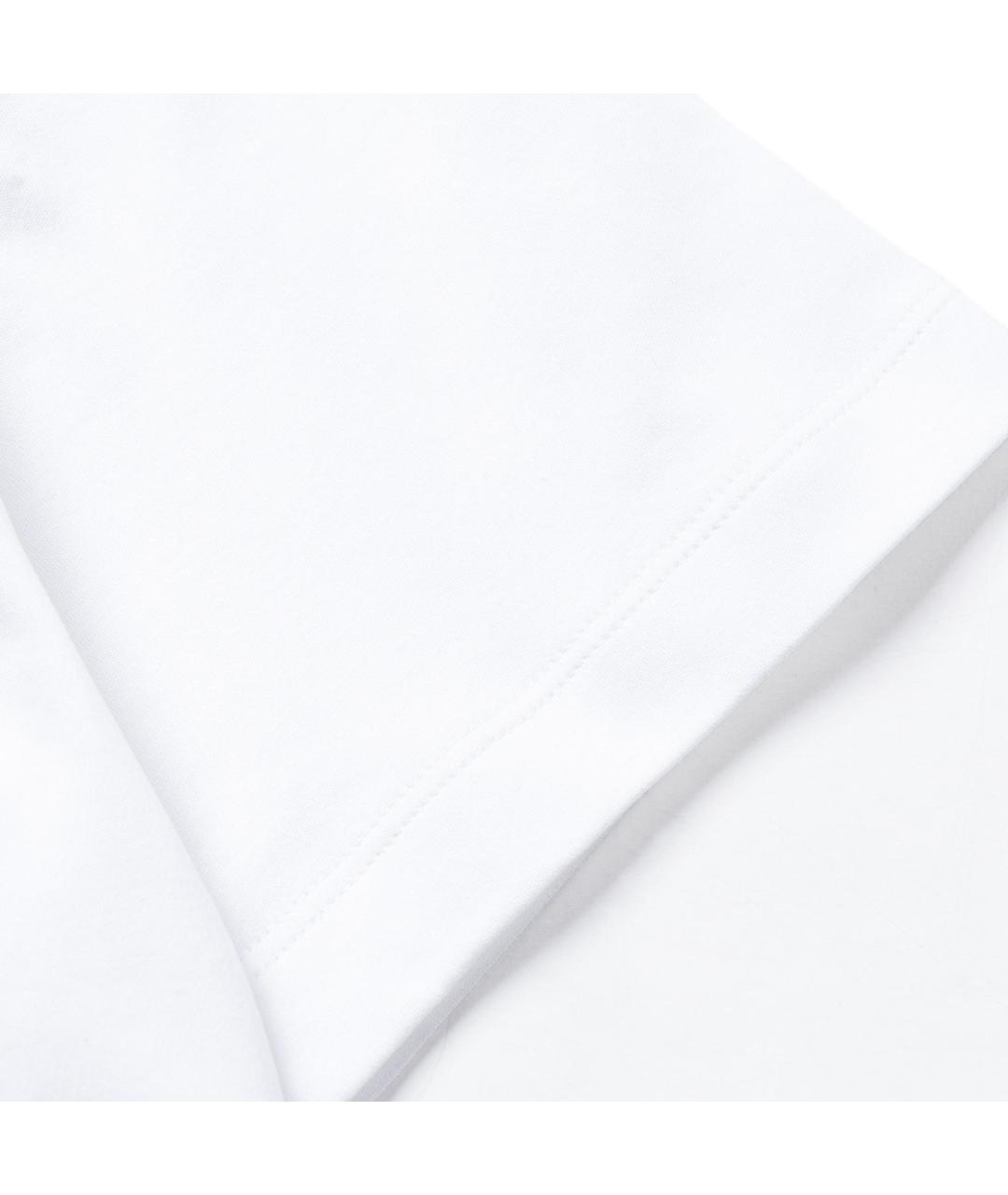 LOUIS VUITTON Белая хлопковая футболка, фото 7