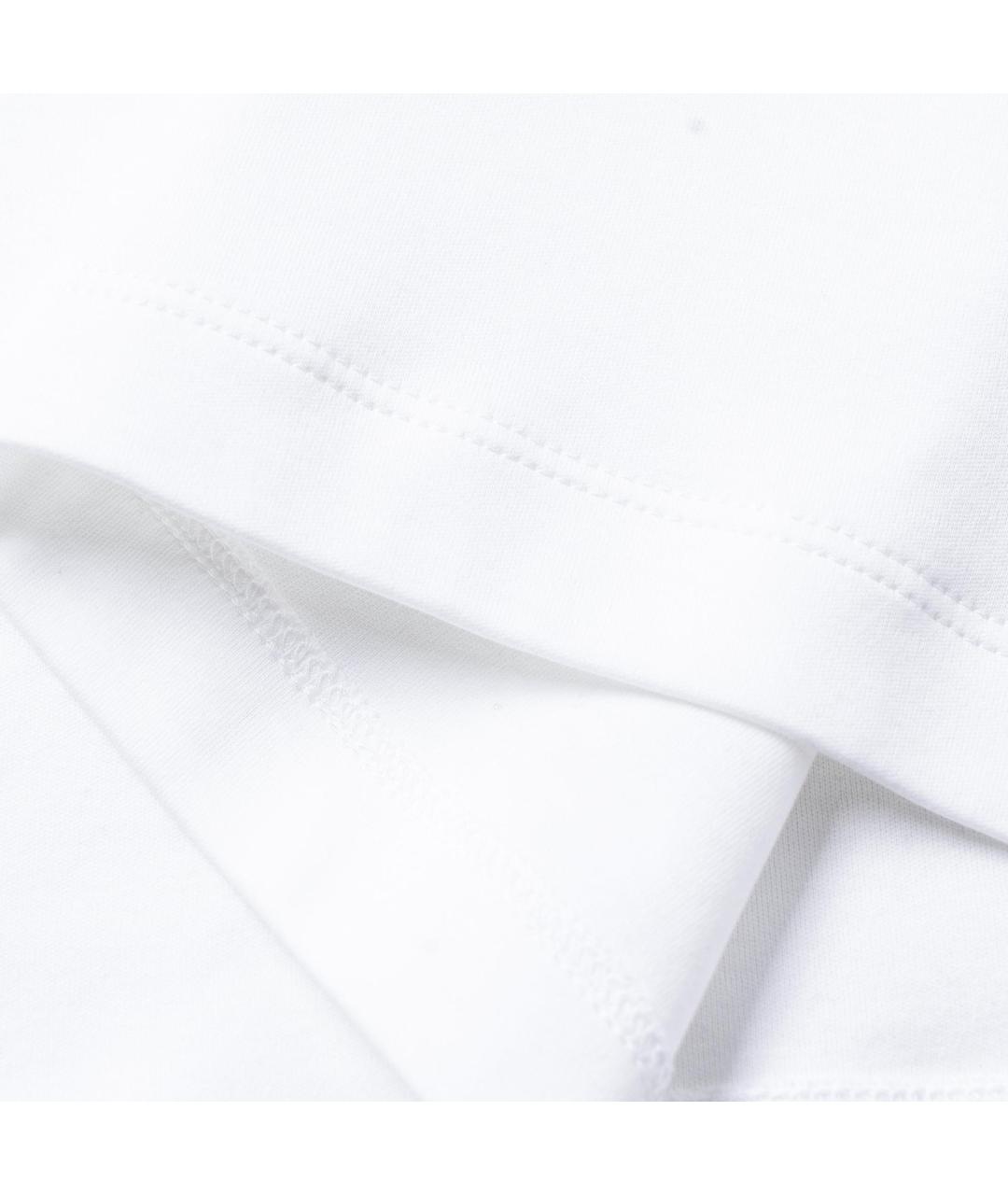 LOUIS VUITTON Белая хлопковая футболка, фото 8