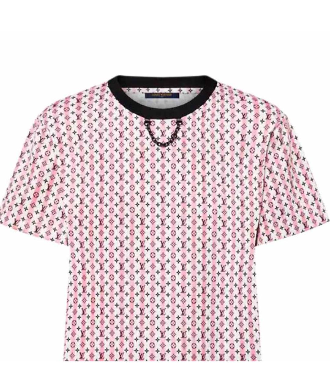 LOUIS VUITTON Мульти хлопковая футболка, фото 3