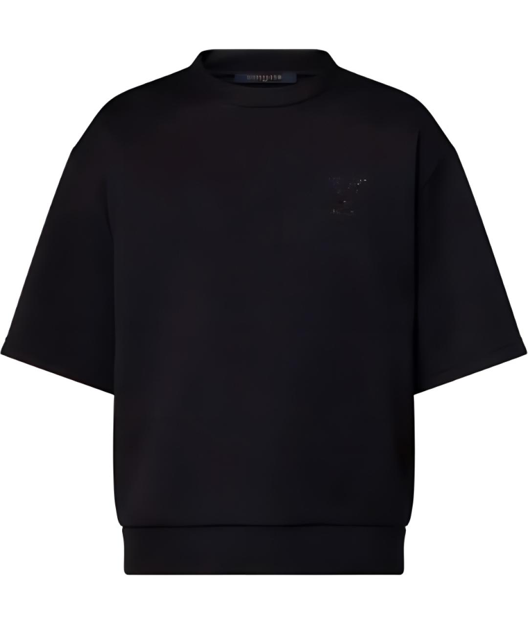 LOUIS VUITTON Черная футболка, фото 1