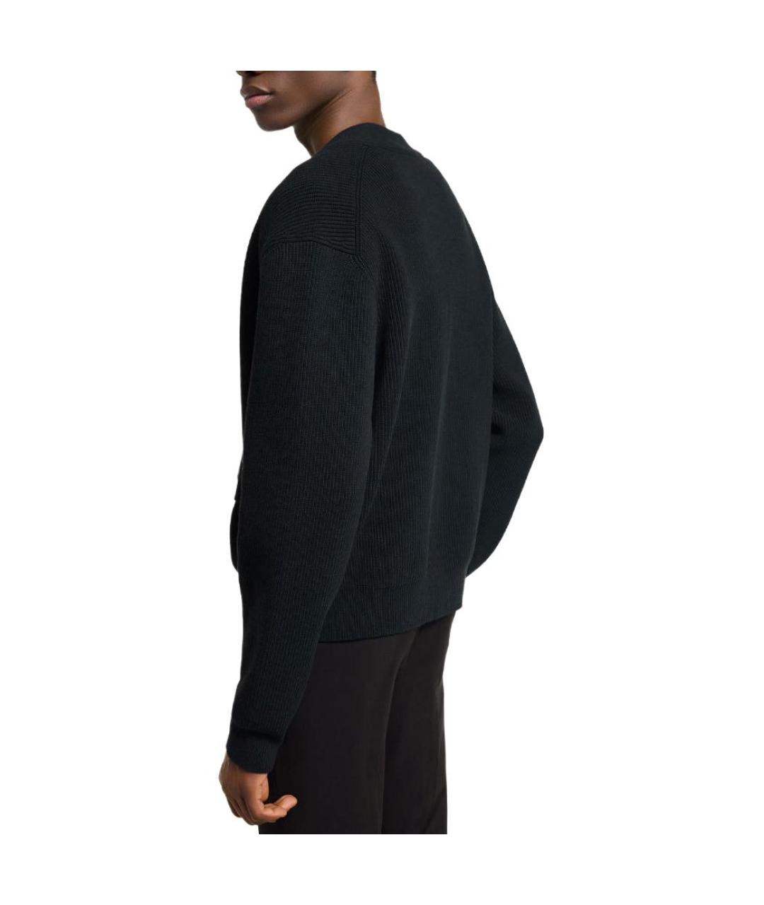 LOUIS VUITTON Черный хлопковый джемпер / свитер, фото 4