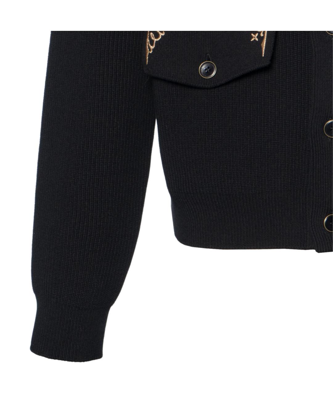 LOUIS VUITTON Черный хлопковый джемпер / свитер, фото 9