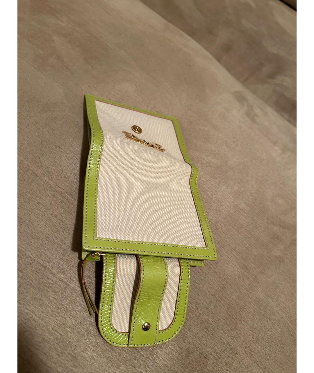 DOLCE&GABBANA Бежевый кожаный кошелек, фото 3