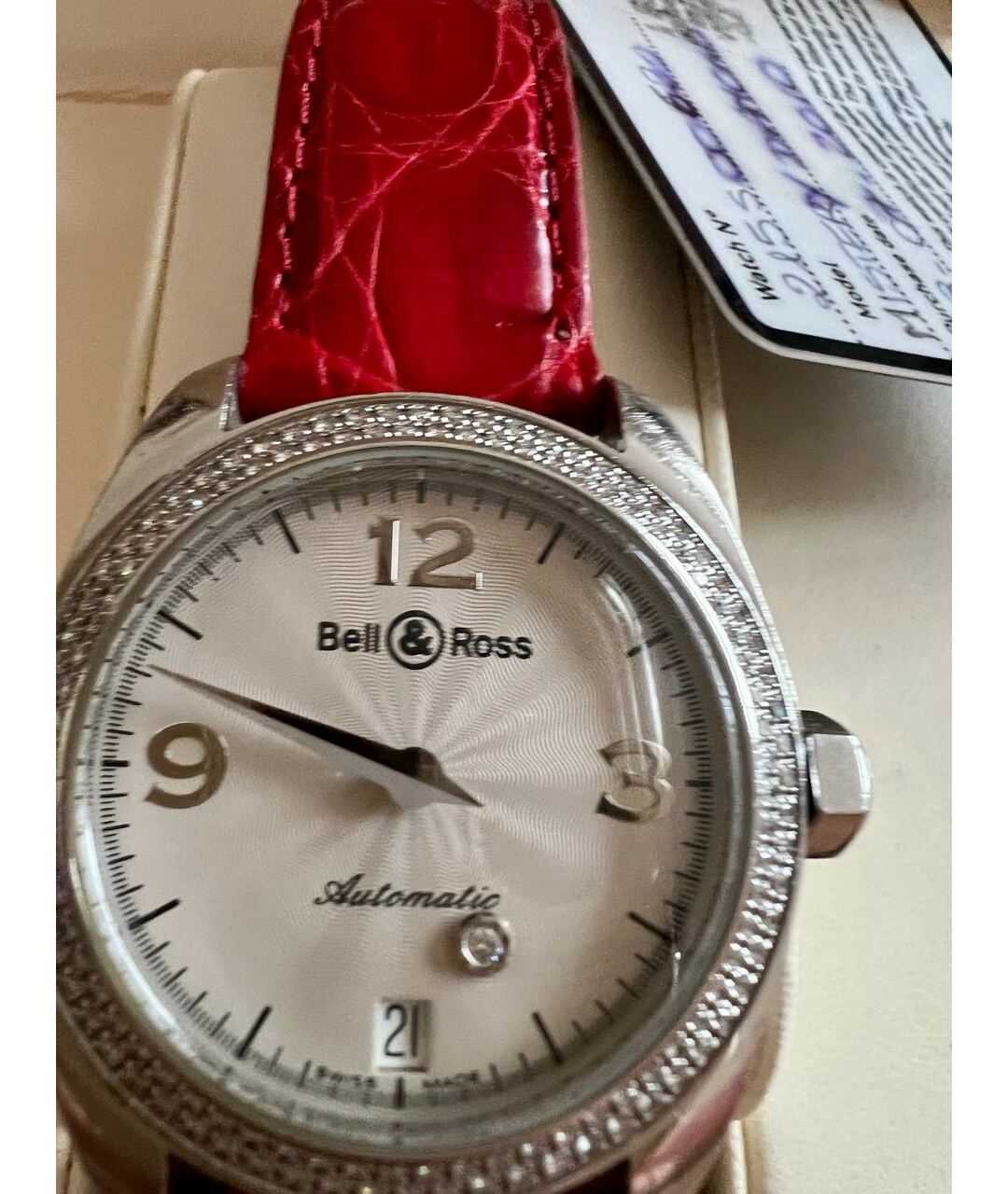 BELL&ROSS Серебряные часы, фото 3