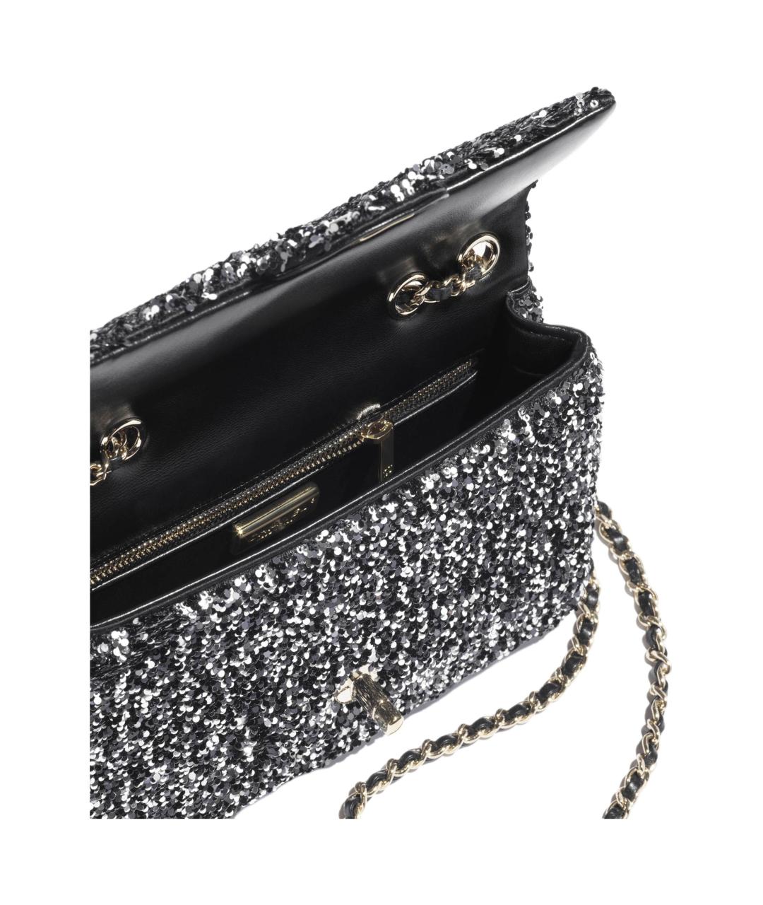 CHANEL Черная сумка через плечо, фото 3