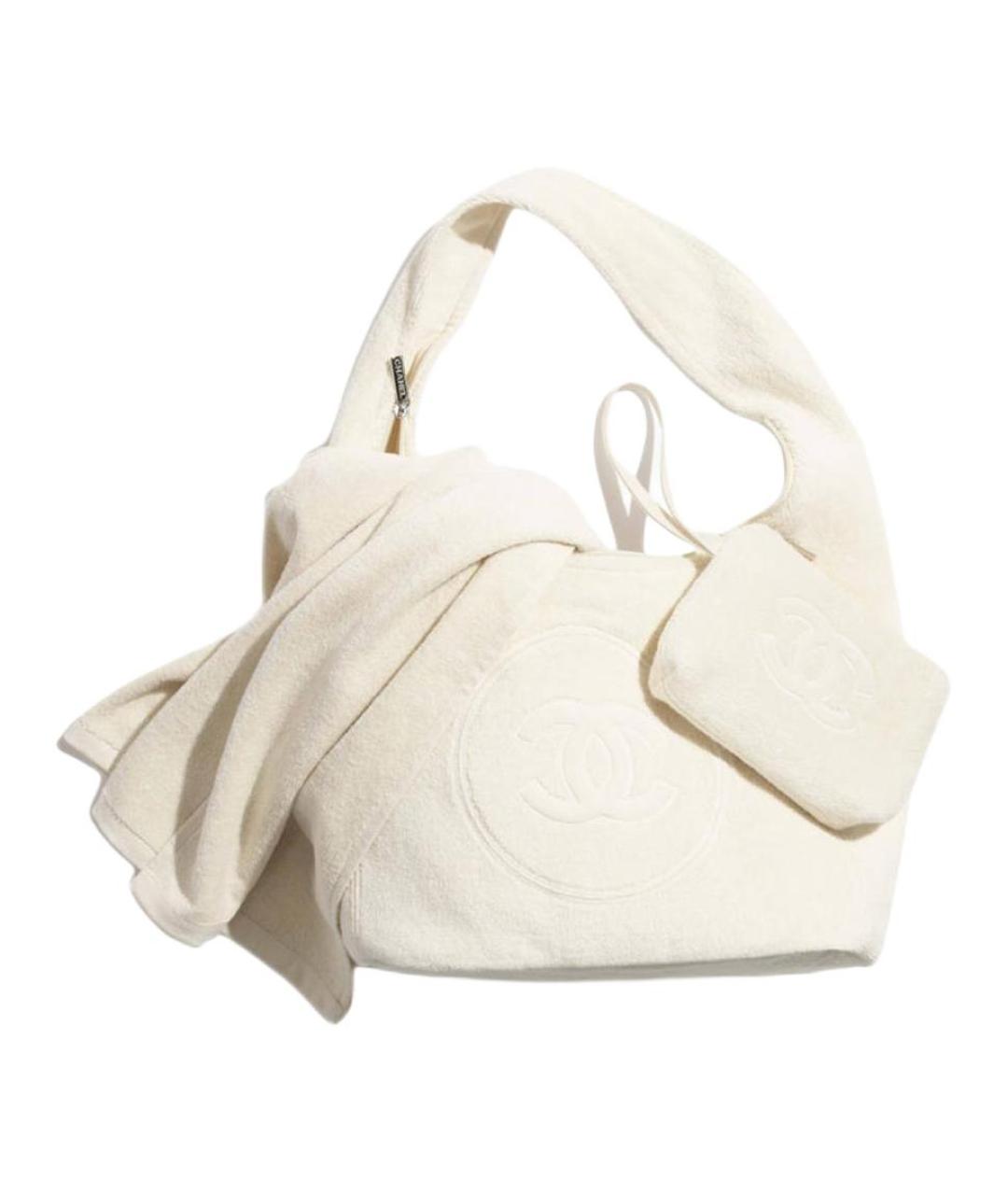 CHANEL Белая сумка через плечо, фото 1