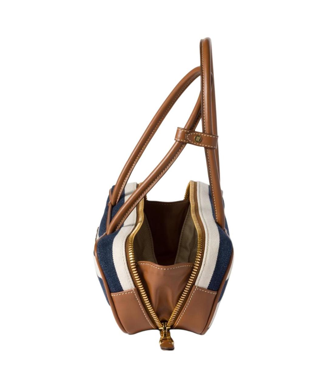 MIU MIU Белая тканевая сумка через плечо, фото 3