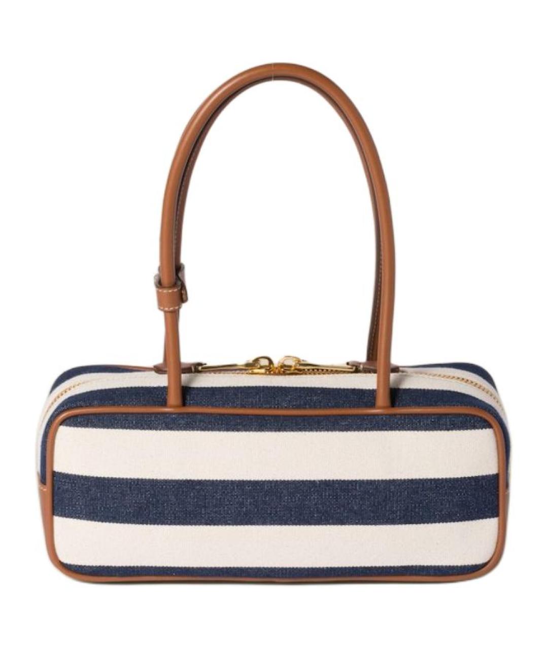 MIU MIU Белая тканевая сумка через плечо, фото 4