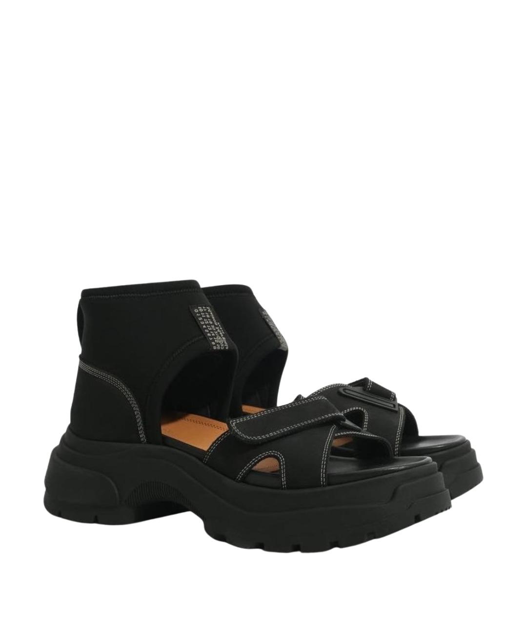 MAISON MARGIELA Черные сандалии, фото 1