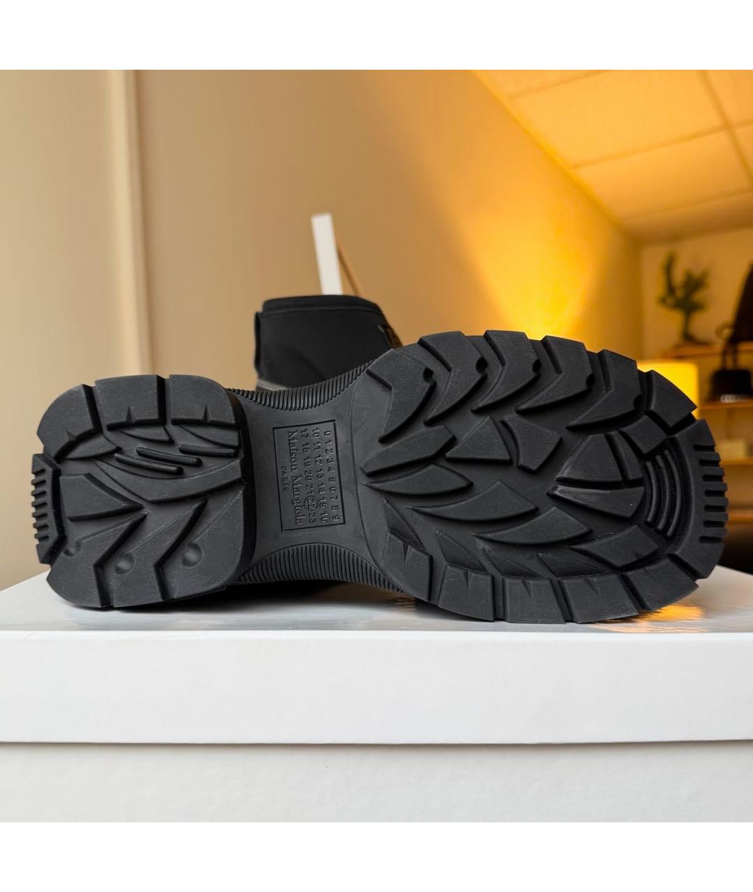 MAISON MARGIELA Черные сандалии, фото 7