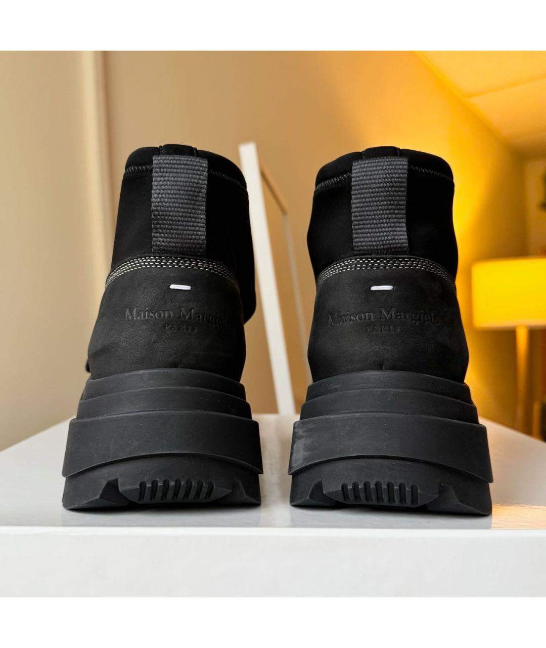 MAISON MARGIELA Черные сандалии, фото 6