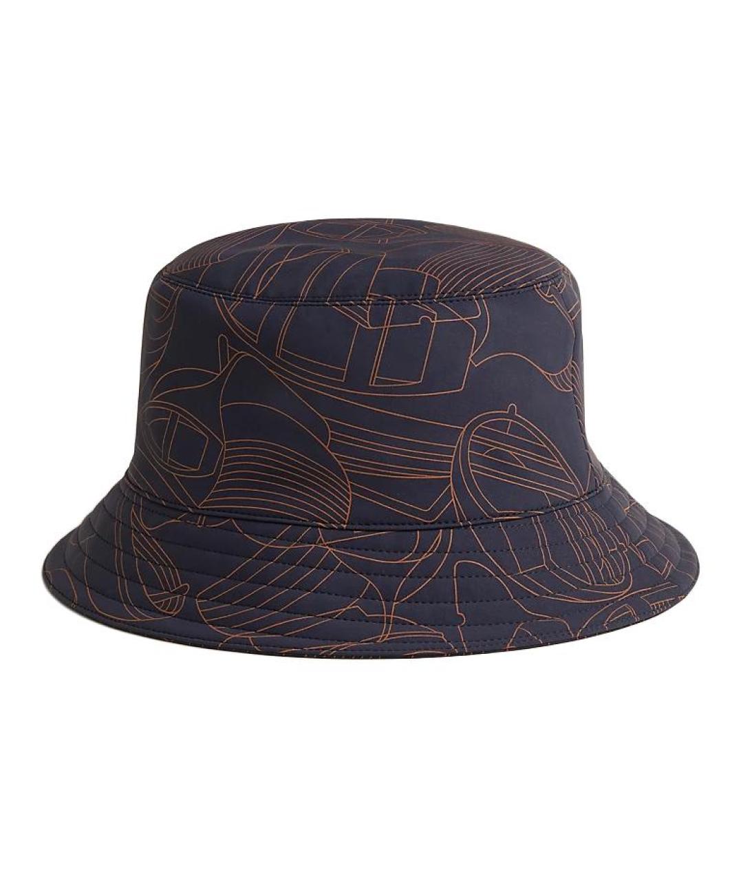 HERMES Темно-синяя панама, фото 1