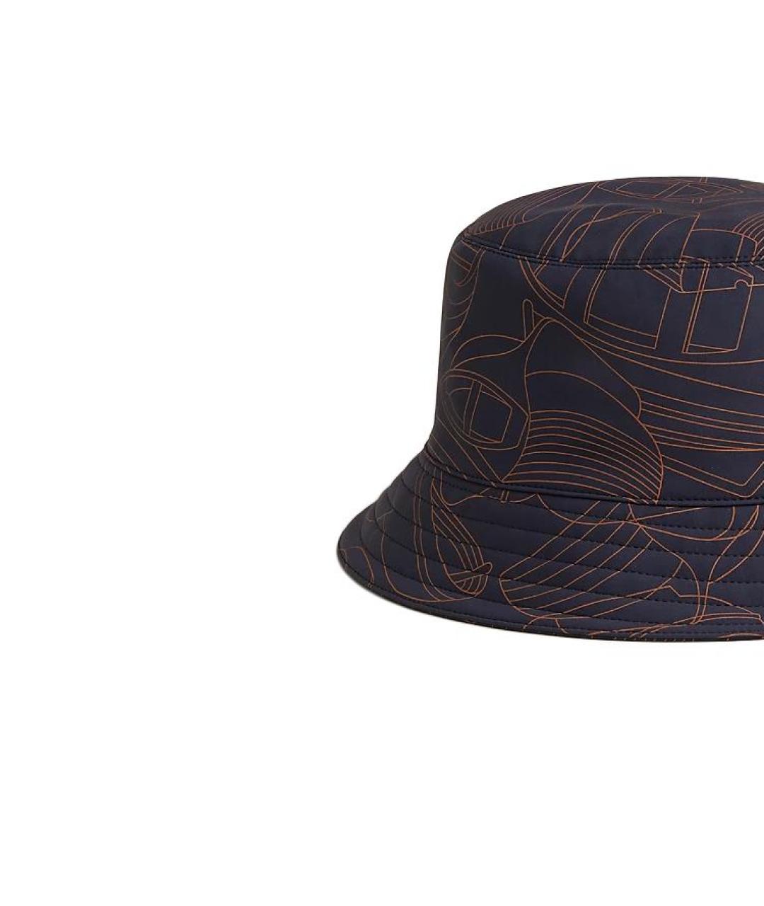 HERMES Темно-синяя панама, фото 3