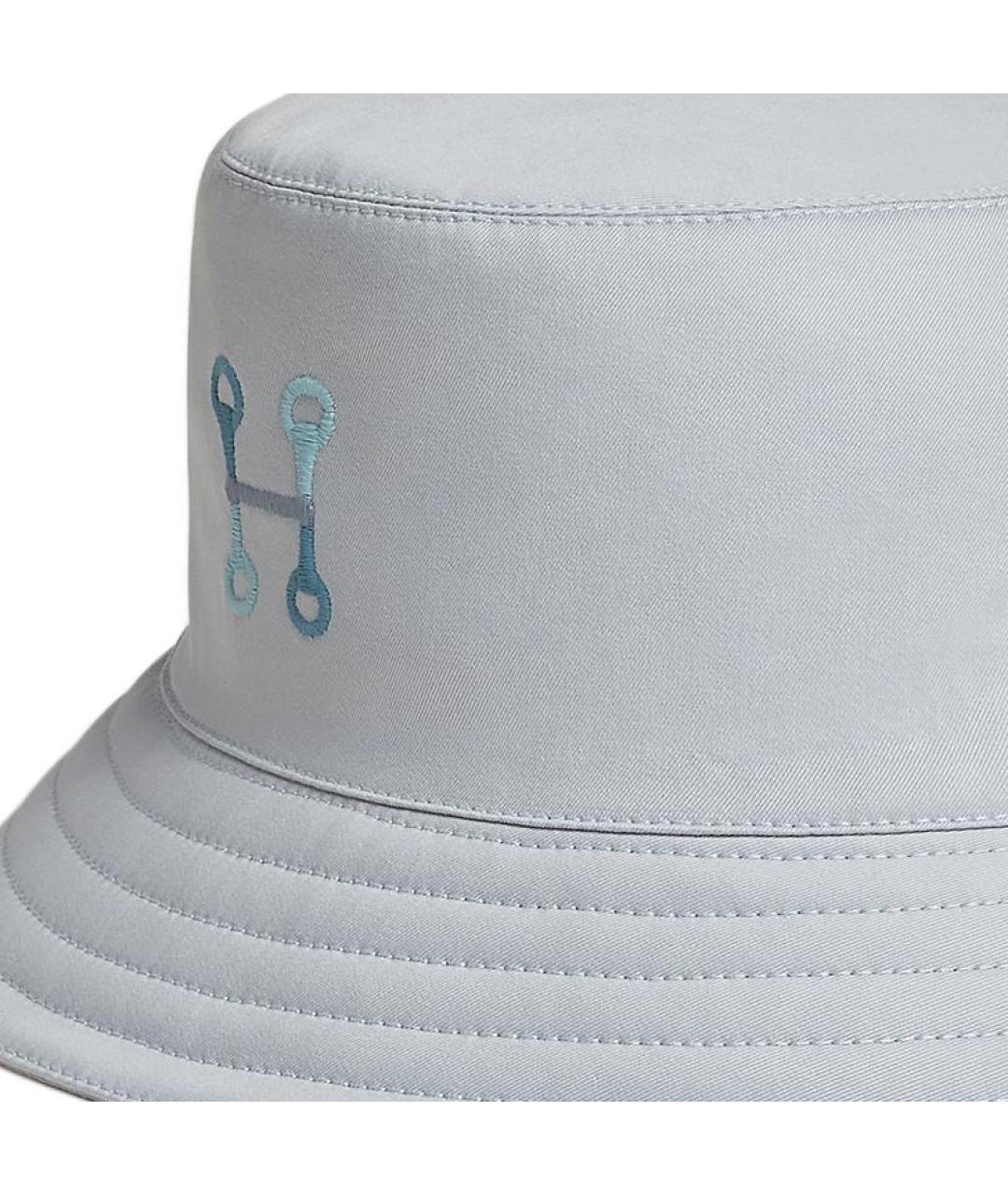 HERMES Серая хлопковая шляпа, фото 2