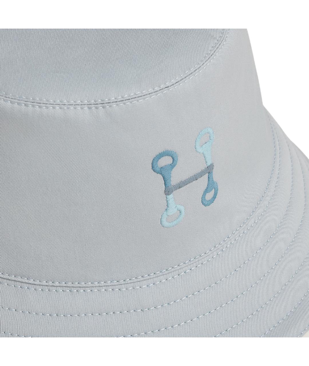 HERMES Серая хлопковая шляпа, фото 3