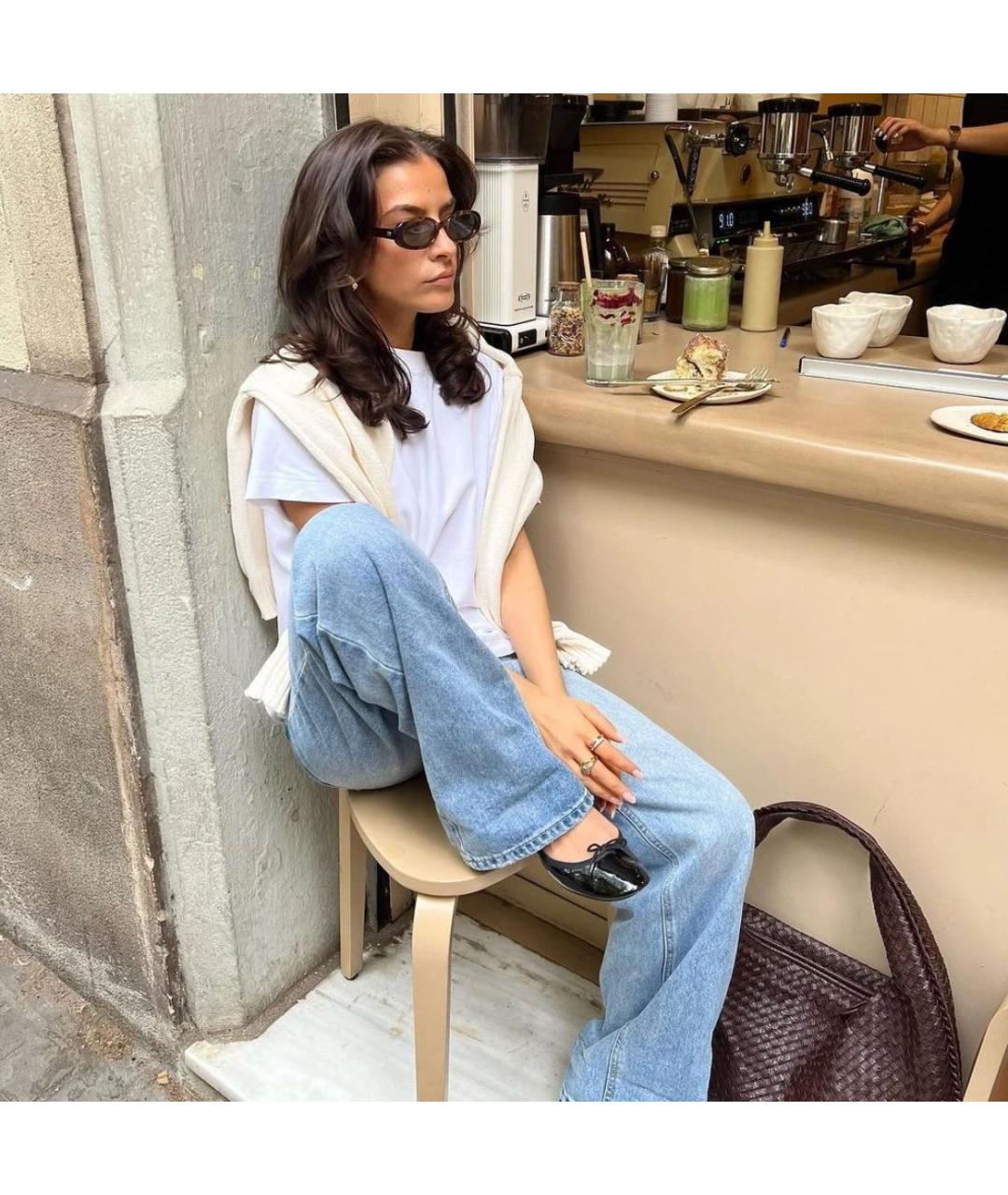 BOTTEGA VENETA Коричневая кожаная сумка через плечо, фото 3