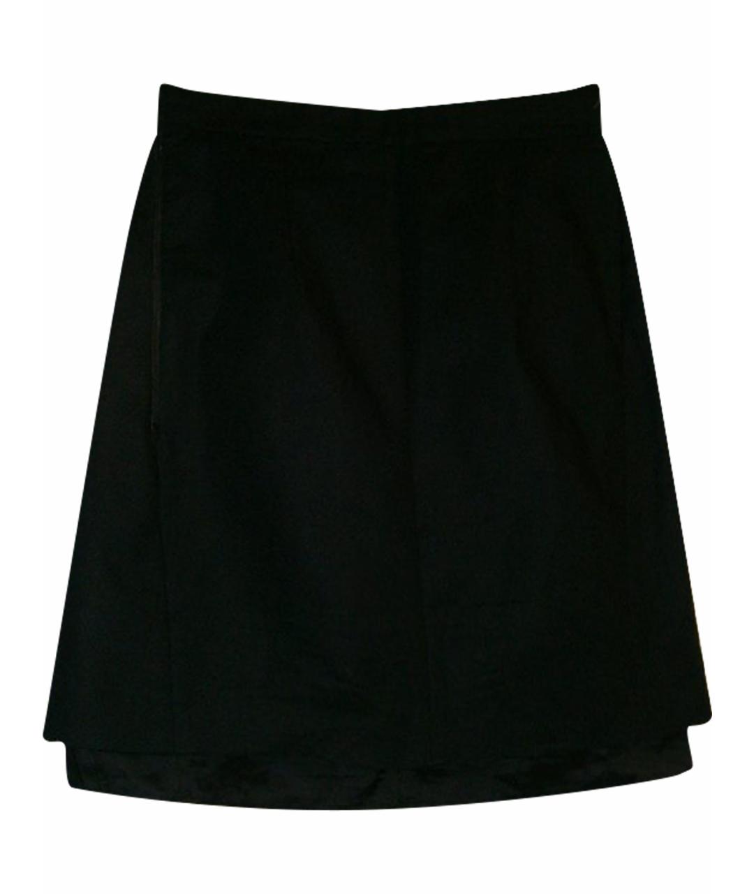 ACNE STUDIOS Черная хлопковая юбка мини, фото 1