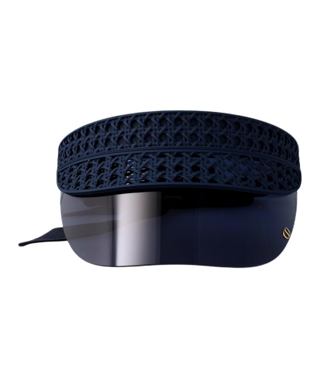 CHRISTIAN DIOR Синяя синтетическая кепка, фото 1