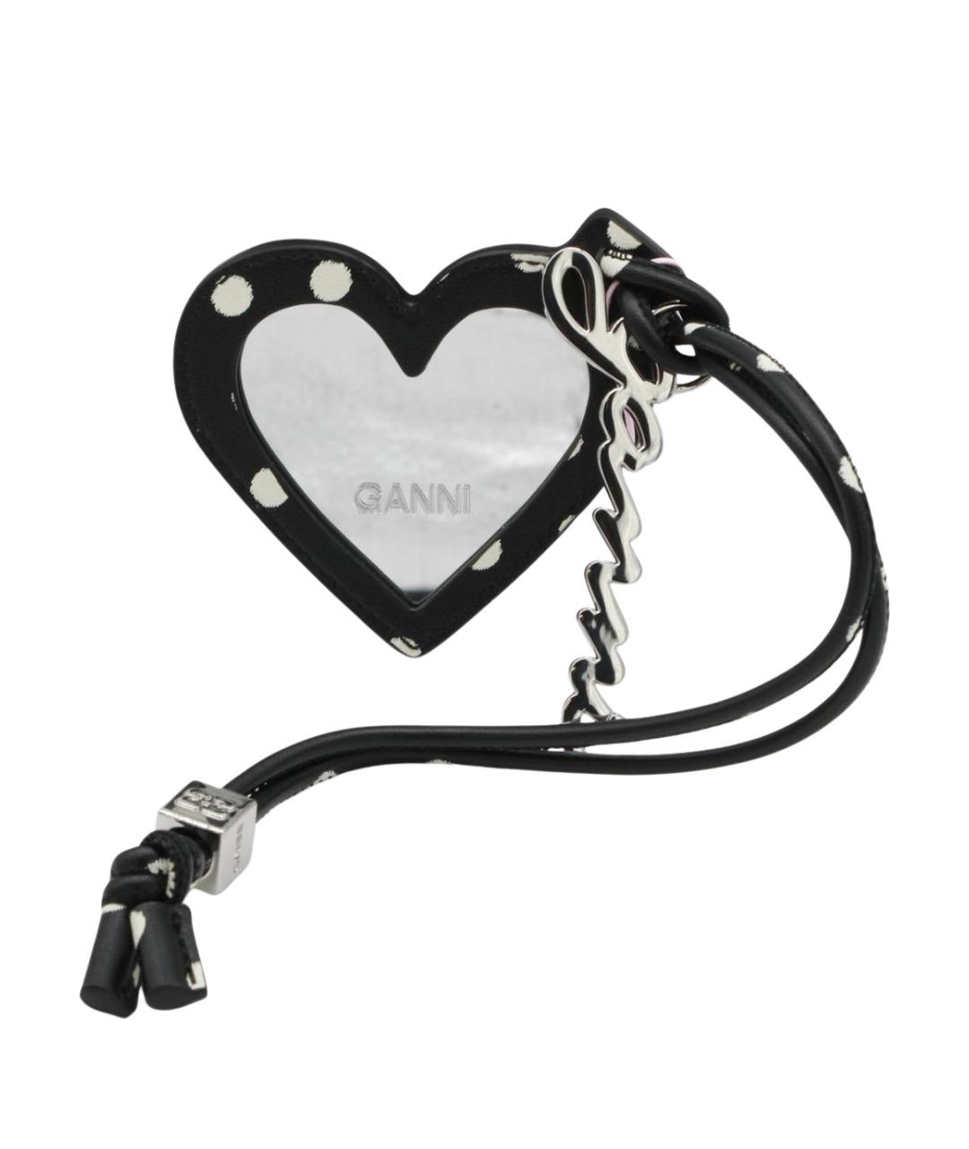 GANNI Черный брелок, фото 1