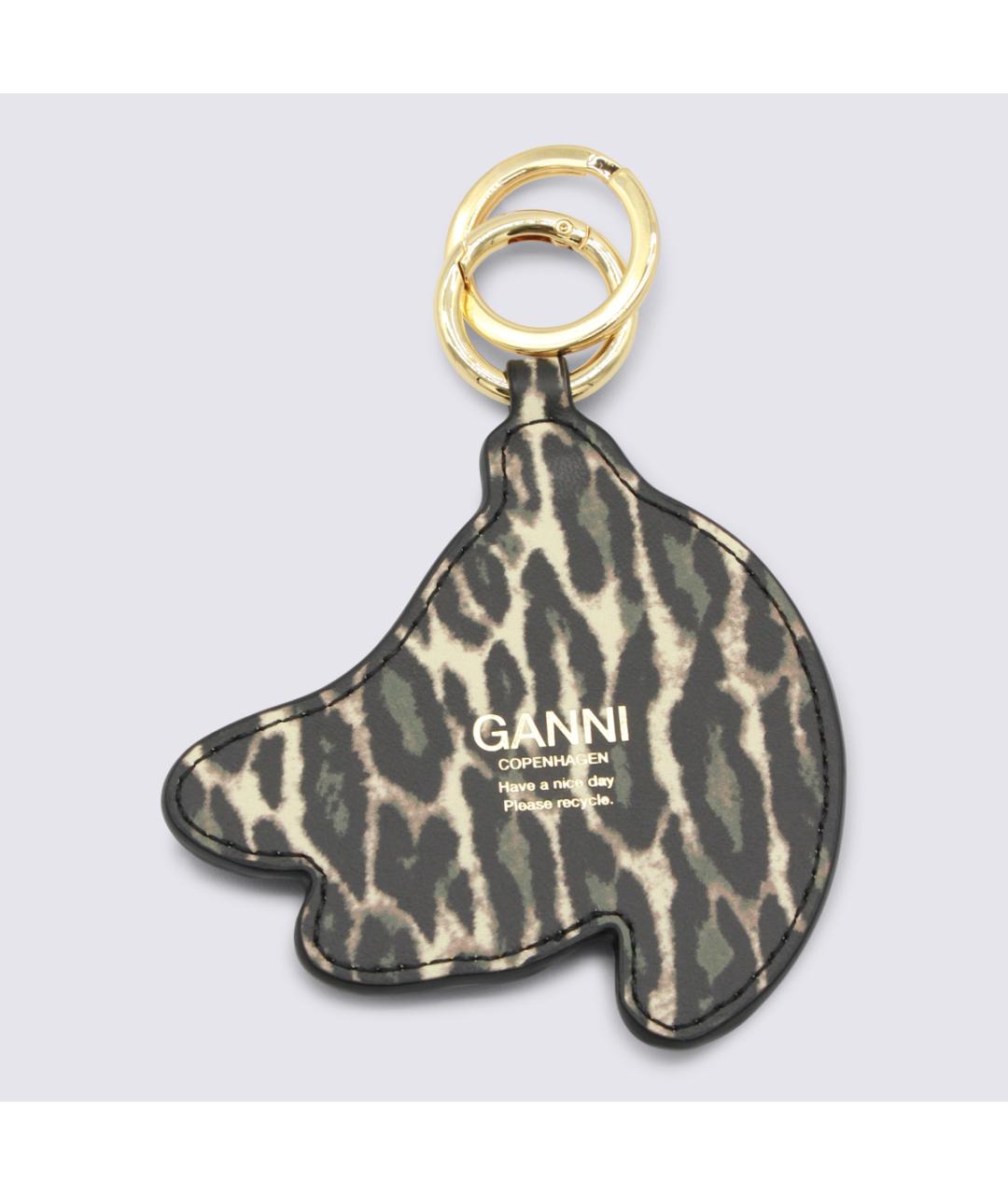GANNI Черный брелок, фото 2