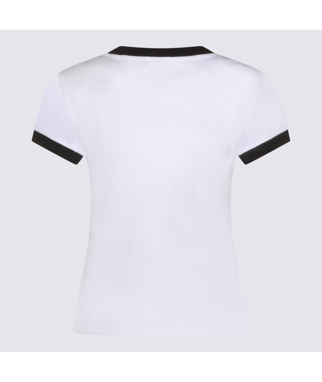 GANNI Белая хлопковая футболка, фото 2