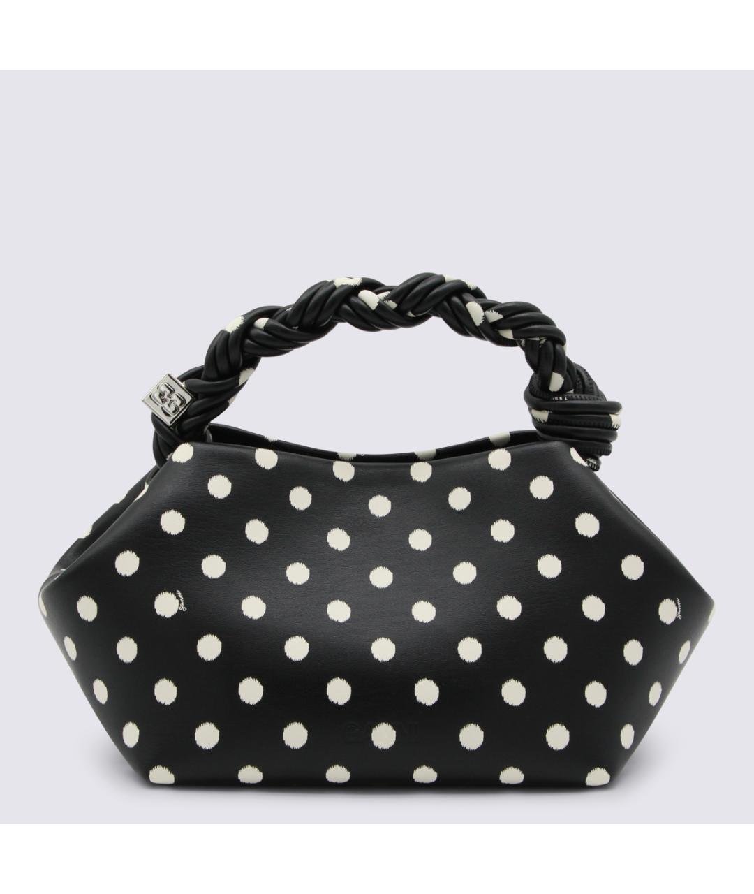 GANNI Черная сумка с короткими ручками, фото 2