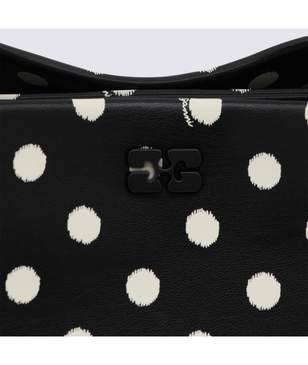 GANNI Черная сумка с короткими ручками, фото 4