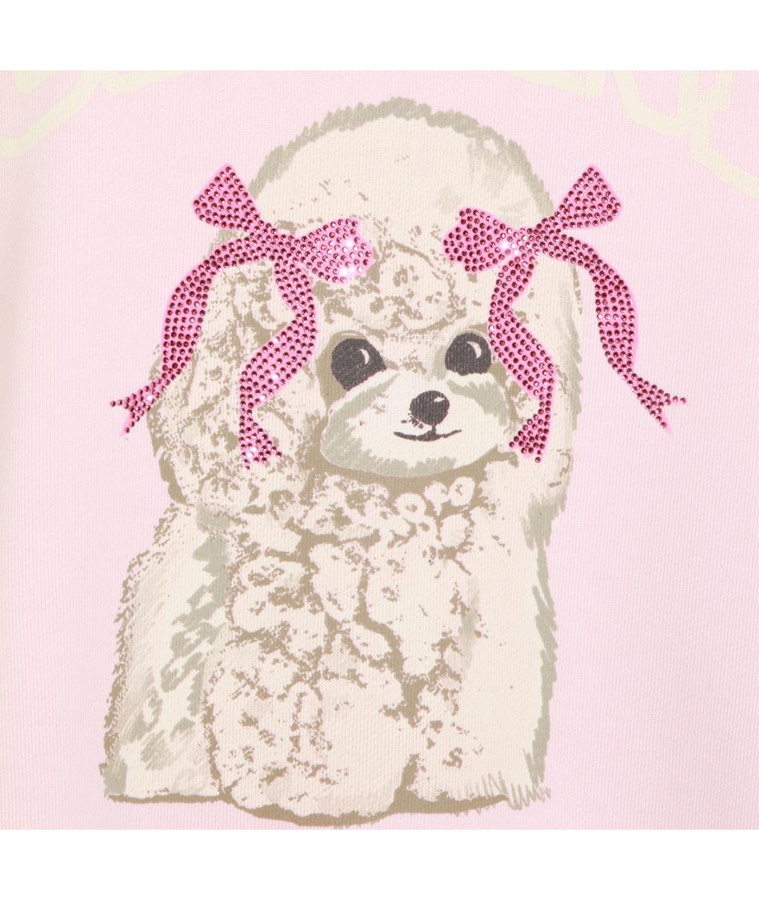 GANNI Розовый хлопковый джемпер / свитер, фото 3