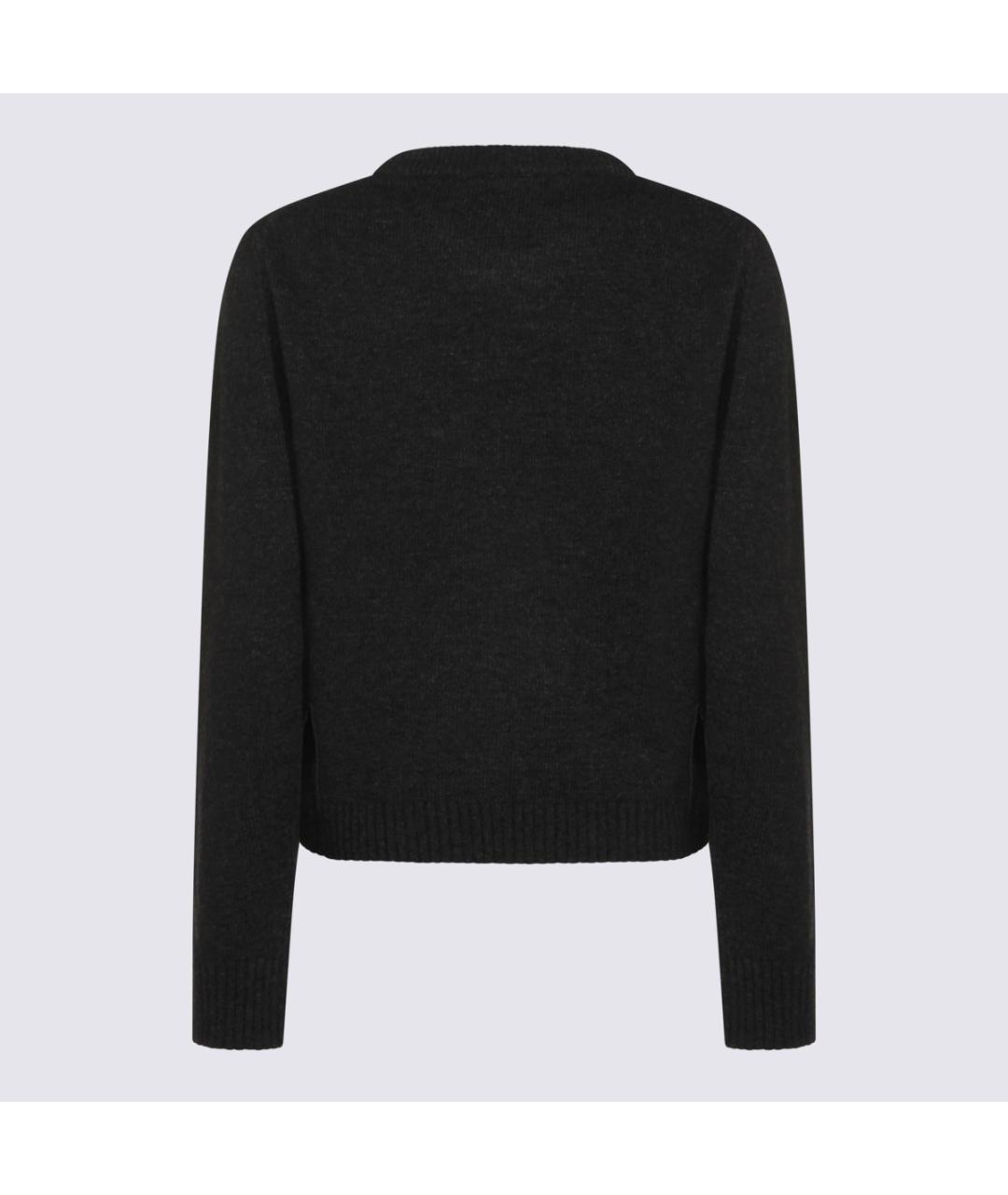 GANNI Черный шерстяной джемпер / свитер, фото 2