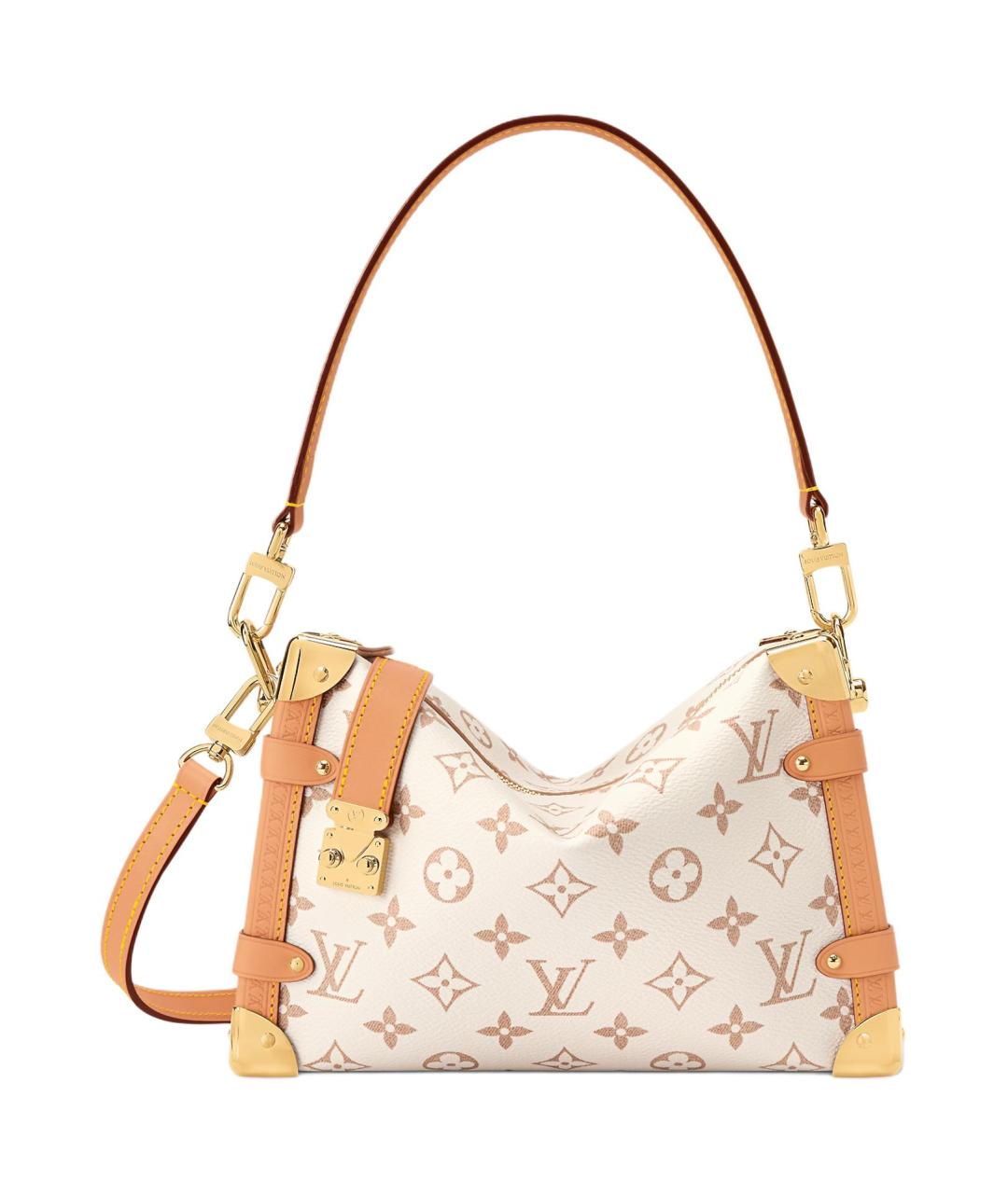 LOUIS VUITTON Белая кожаная сумка через плечо, фото 1