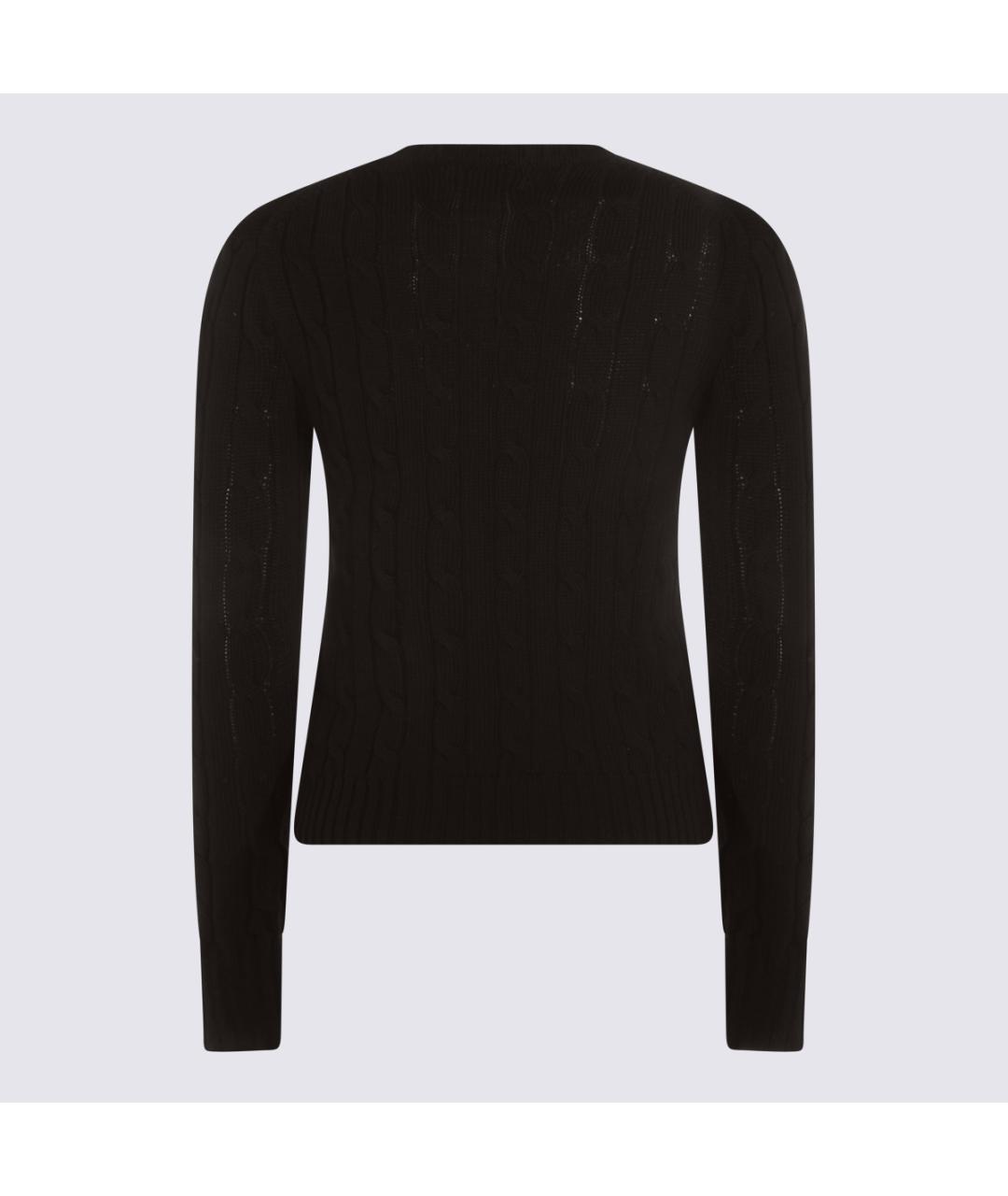 POLO RALPH LAUREN Черный хлопковый джемпер / свитер, фото 2