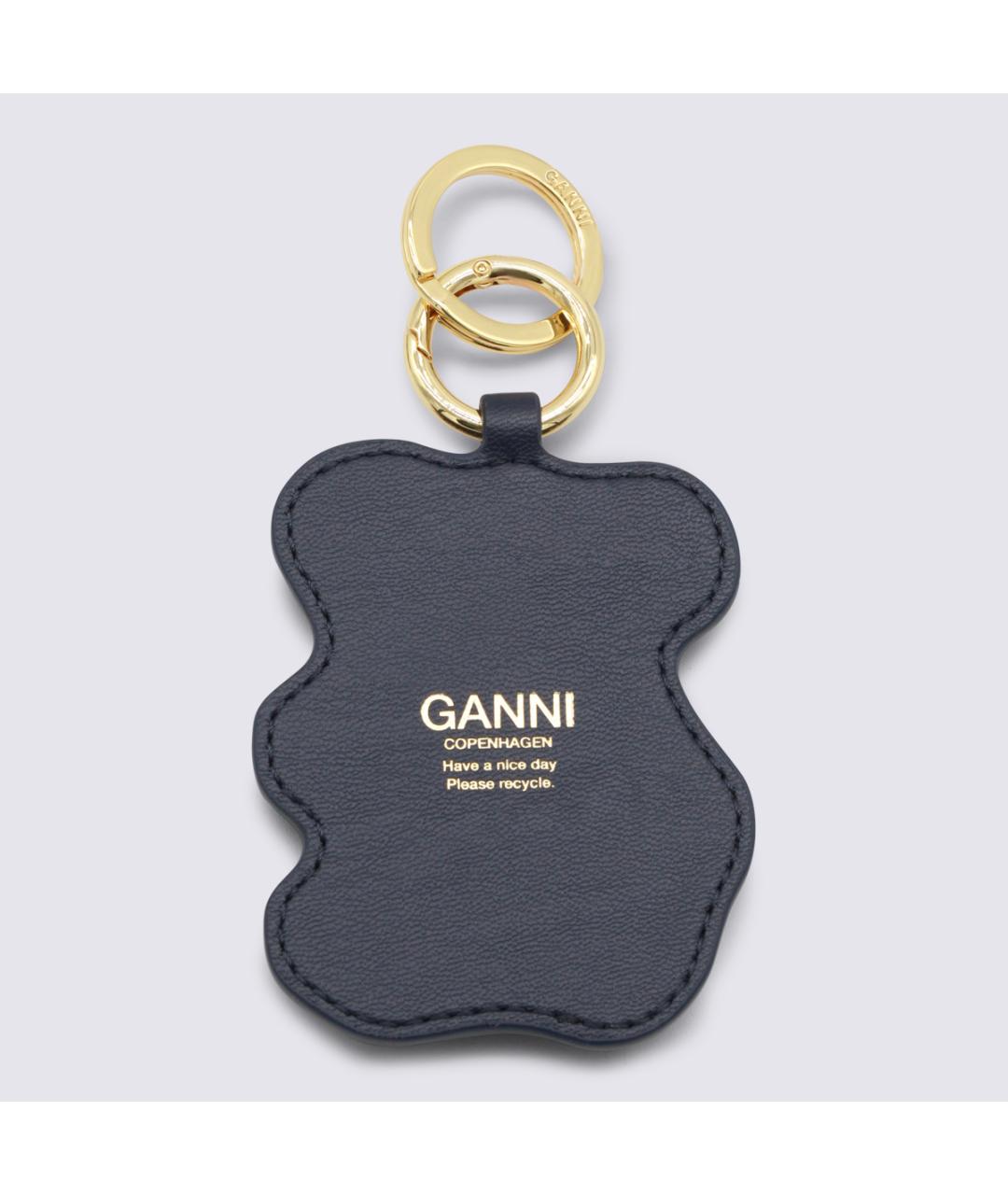 GANNI Черный брелок, фото 2