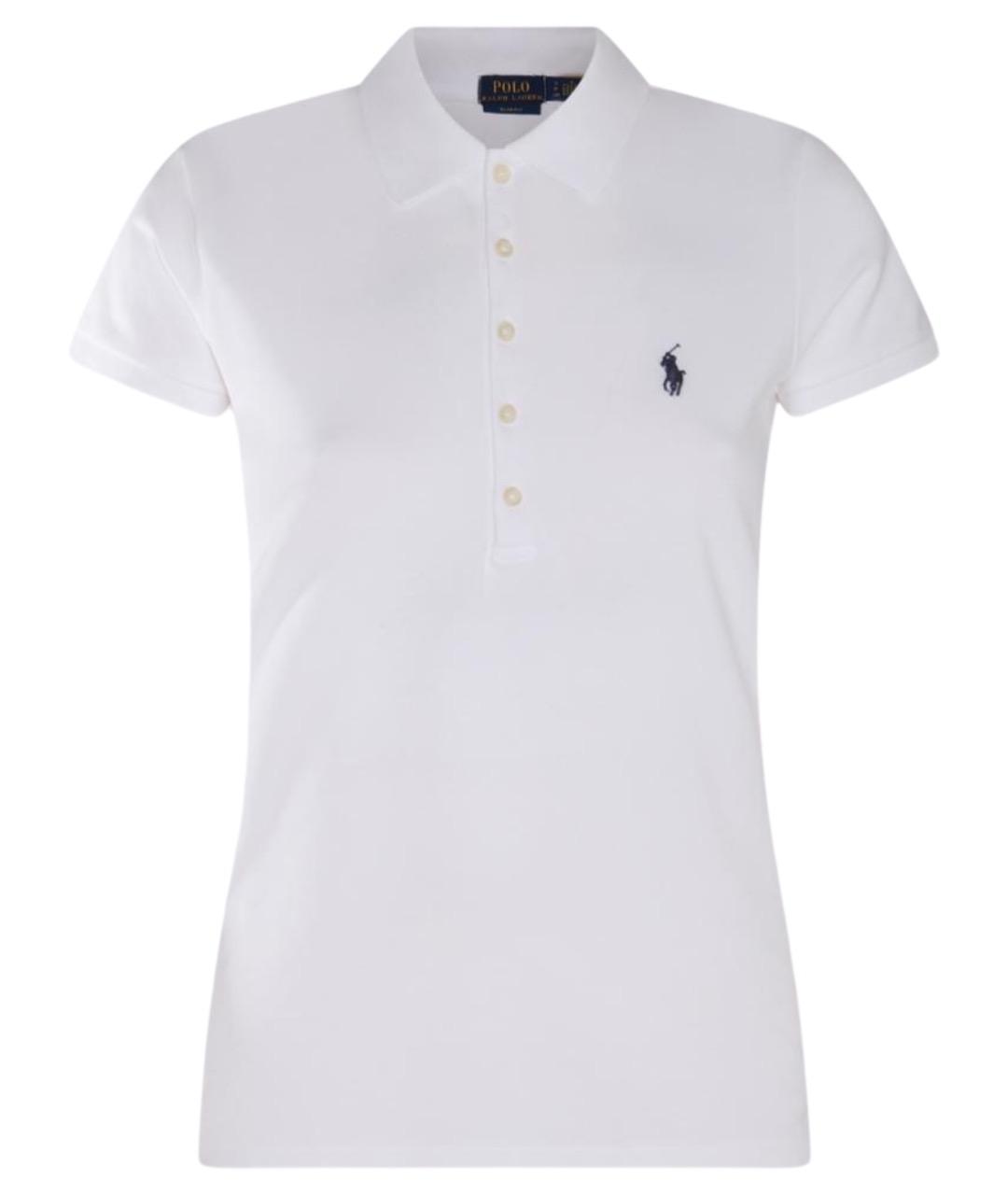 POLO RALPH LAUREN Белая хлопковая футболка, фото 1