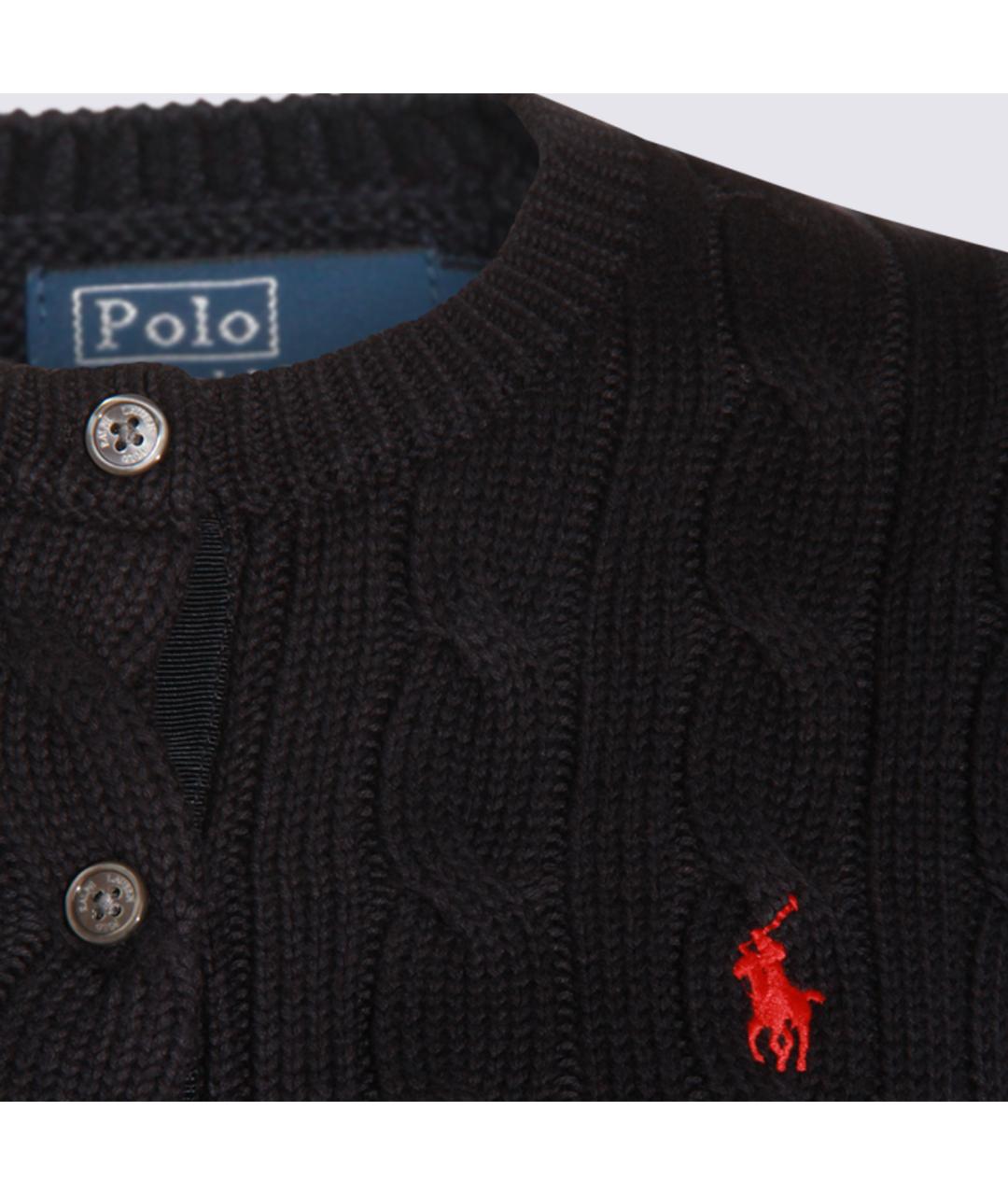 POLO RALPH LAUREN Темно-синий хлопковый кардиган, фото 3