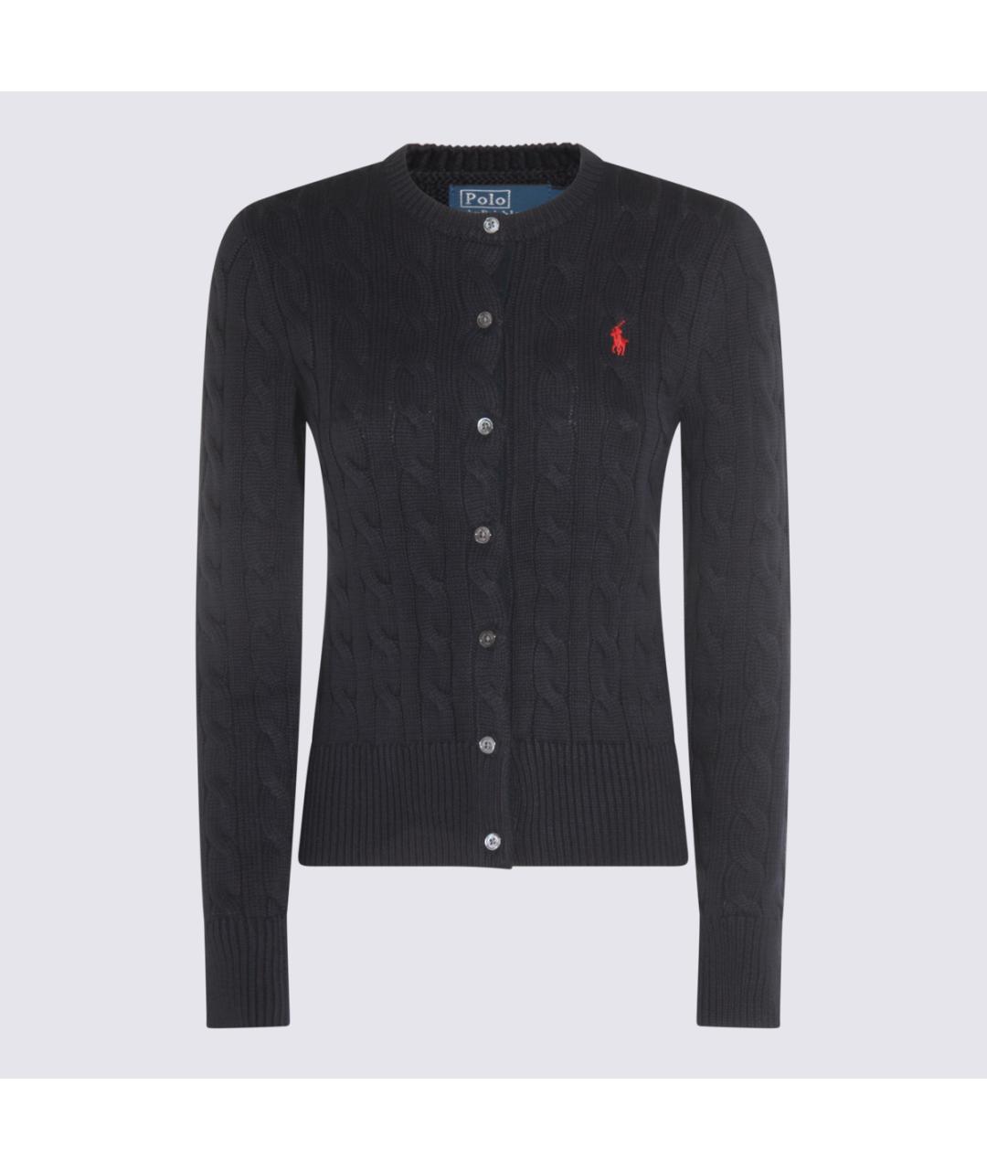 POLO RALPH LAUREN Темно-синий хлопковый кардиган, фото 5