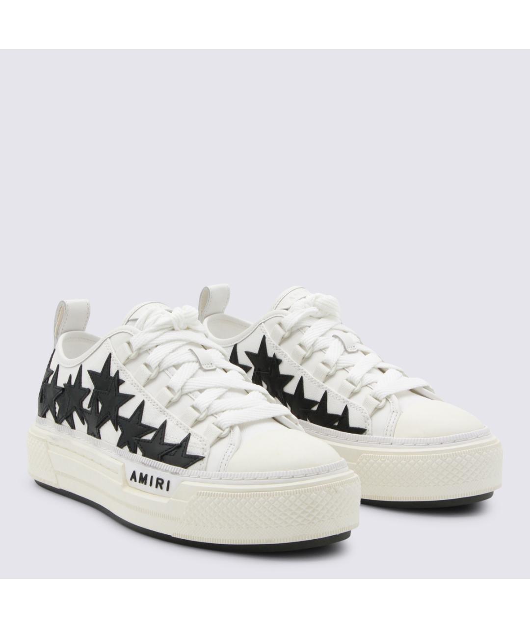AMIRI Белые кожаные кеды, фото 2