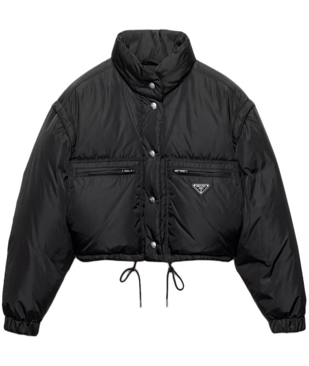 PRADA Черный пуховик, фото 1