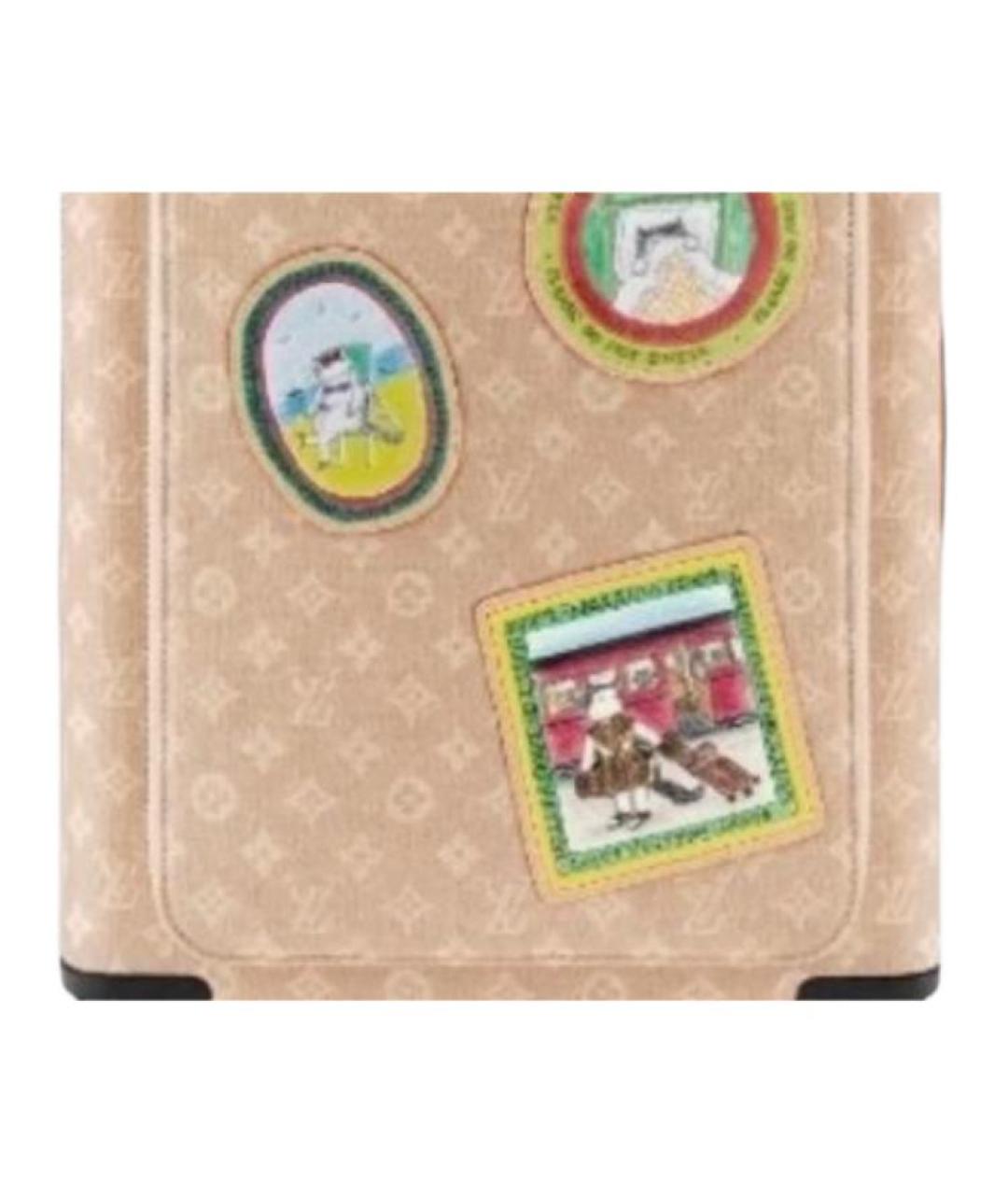 LOUIS VUITTON Бежевый чемодан, фото 2