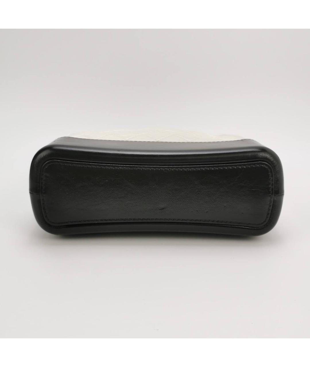 CHANEL Белая кожаная сумка через плечо, фото 5