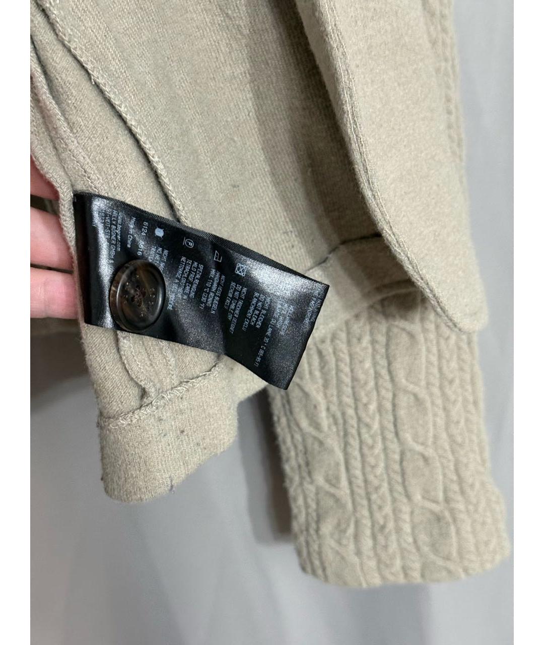 BOGNER Бежевый шерстяной жакет/пиджак, фото 6